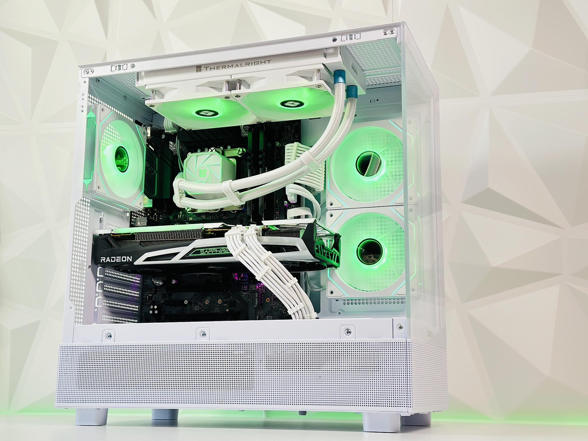 💥4️⃣➡💵|| Liquid Cooled Gaming PC🚀AMD RX 6700 XT 12GB🚀Intel i7 10700 8 core🚀32GB DDR4🚀1TB NVME