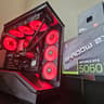 BLACK GAMING PC 1440p 5060ti 16GB RYZEN 5 7600x