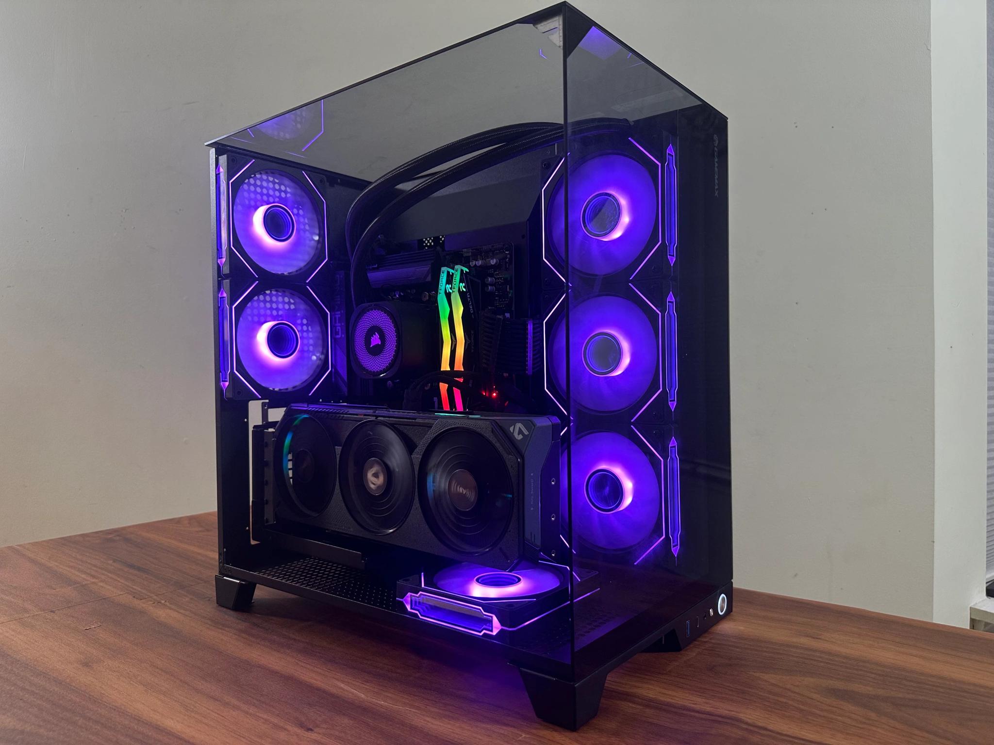 🔥"The Obsidian Core" RTX 5070 | Ryzen 7800X3D | 32GB DDR5 | 2TB | Showcase RGB Build