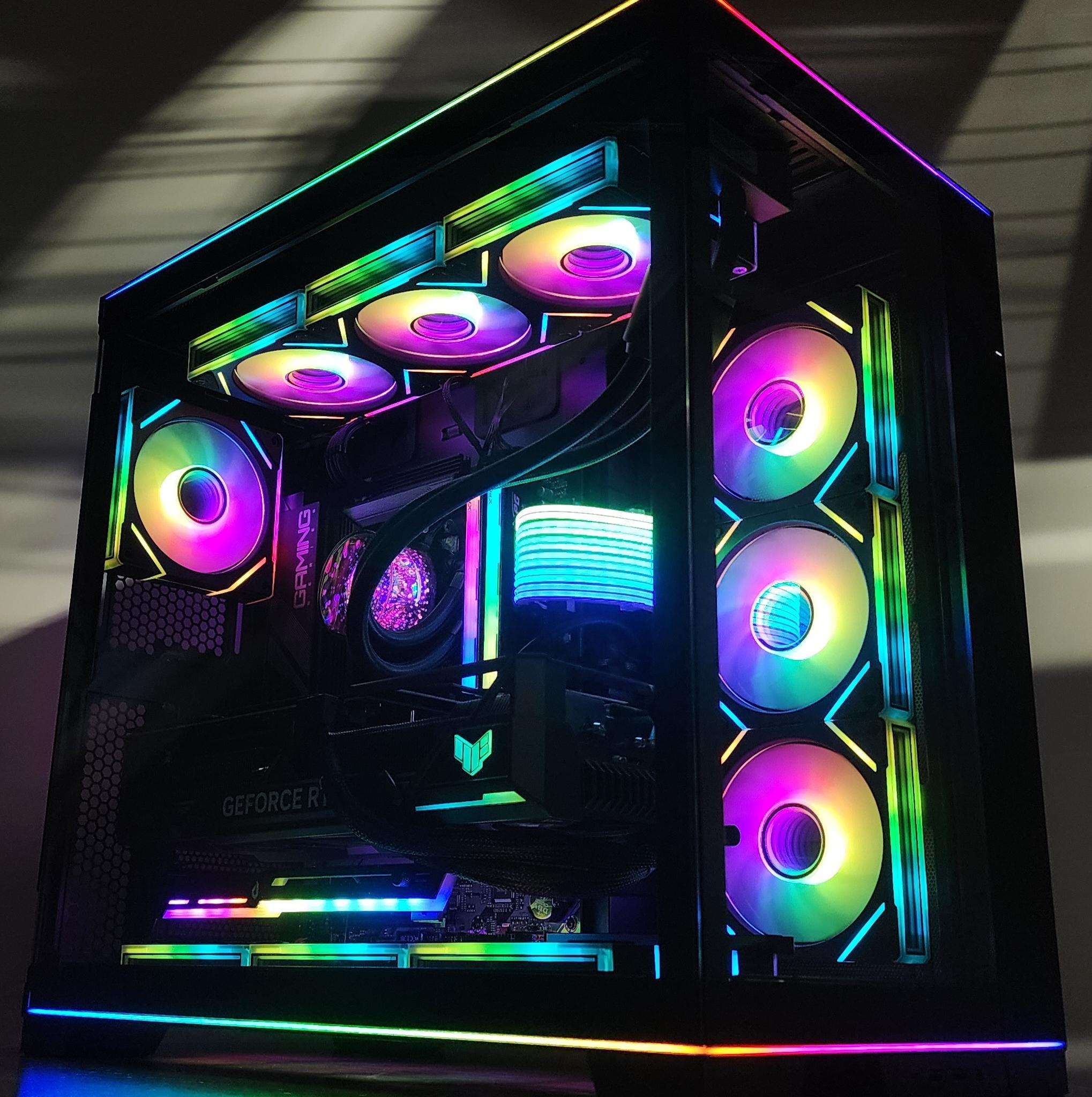 Gaming PC Ryzen 7 9800X3D 32GB RAM 2TB SSD RTX 4080 16GB Windows 11 Computer