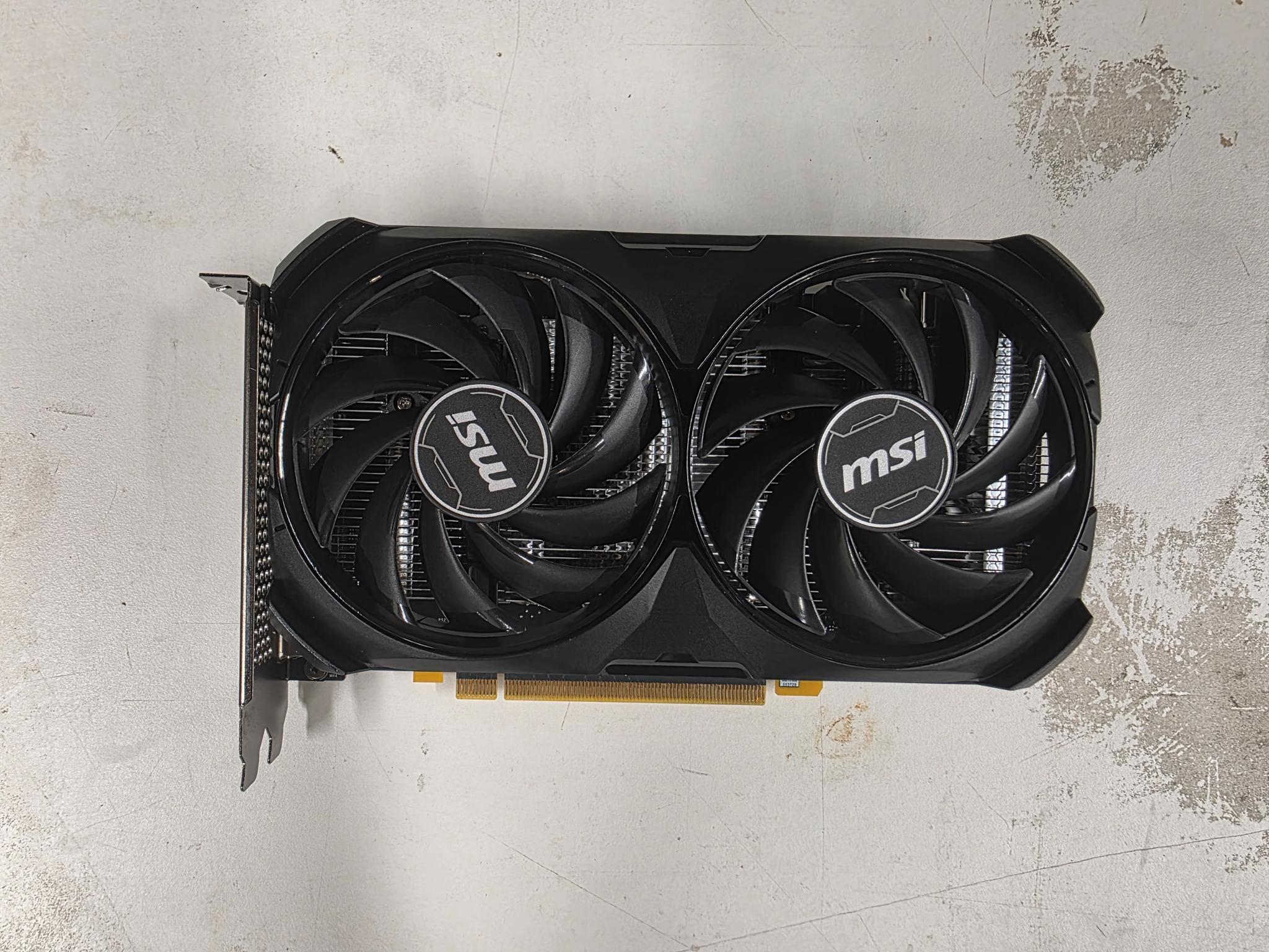 MSI GeForce RTX 4060 VENTUS 2X BLACK 8G OC