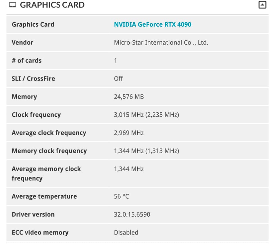 MSI RTX 4090 Gaming Trio