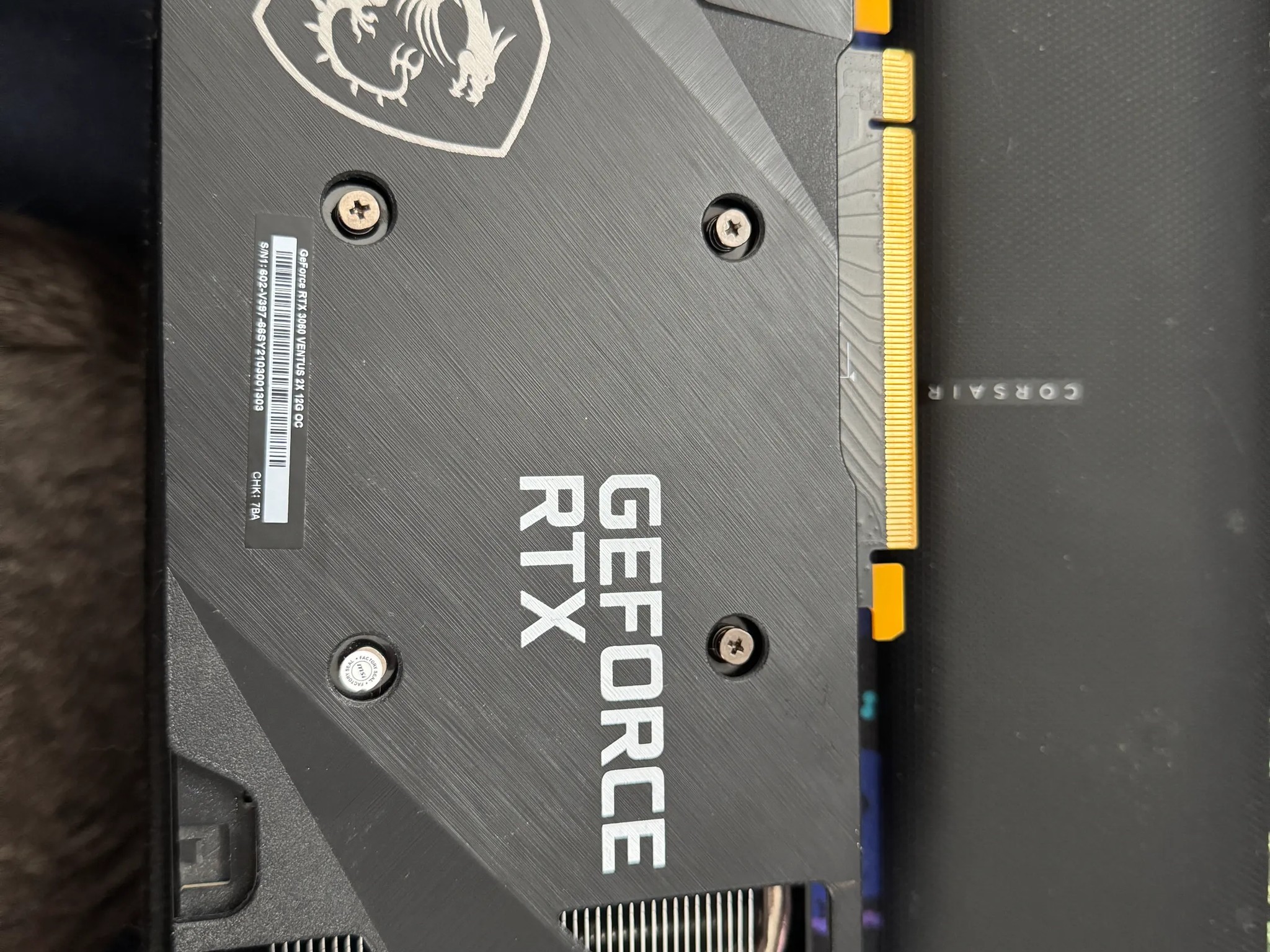 GeForce RTX 3060 Ventus 2X 12G OC