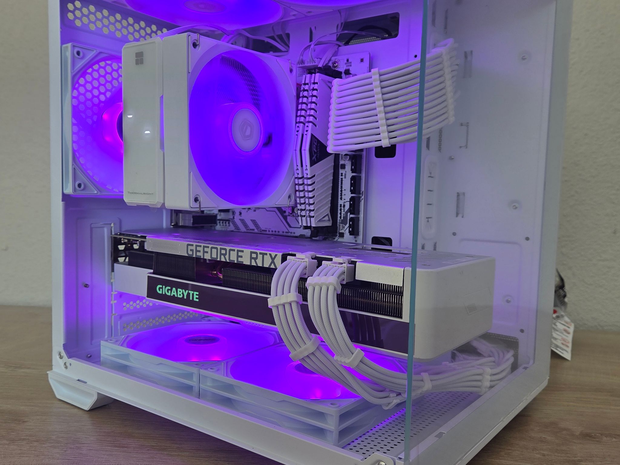 ❄️🤍 Frost vision Pro | RTX 3070 Ti Vision OC | Ryzen 5 5500 | LCD Display Cooler  🤍❄️