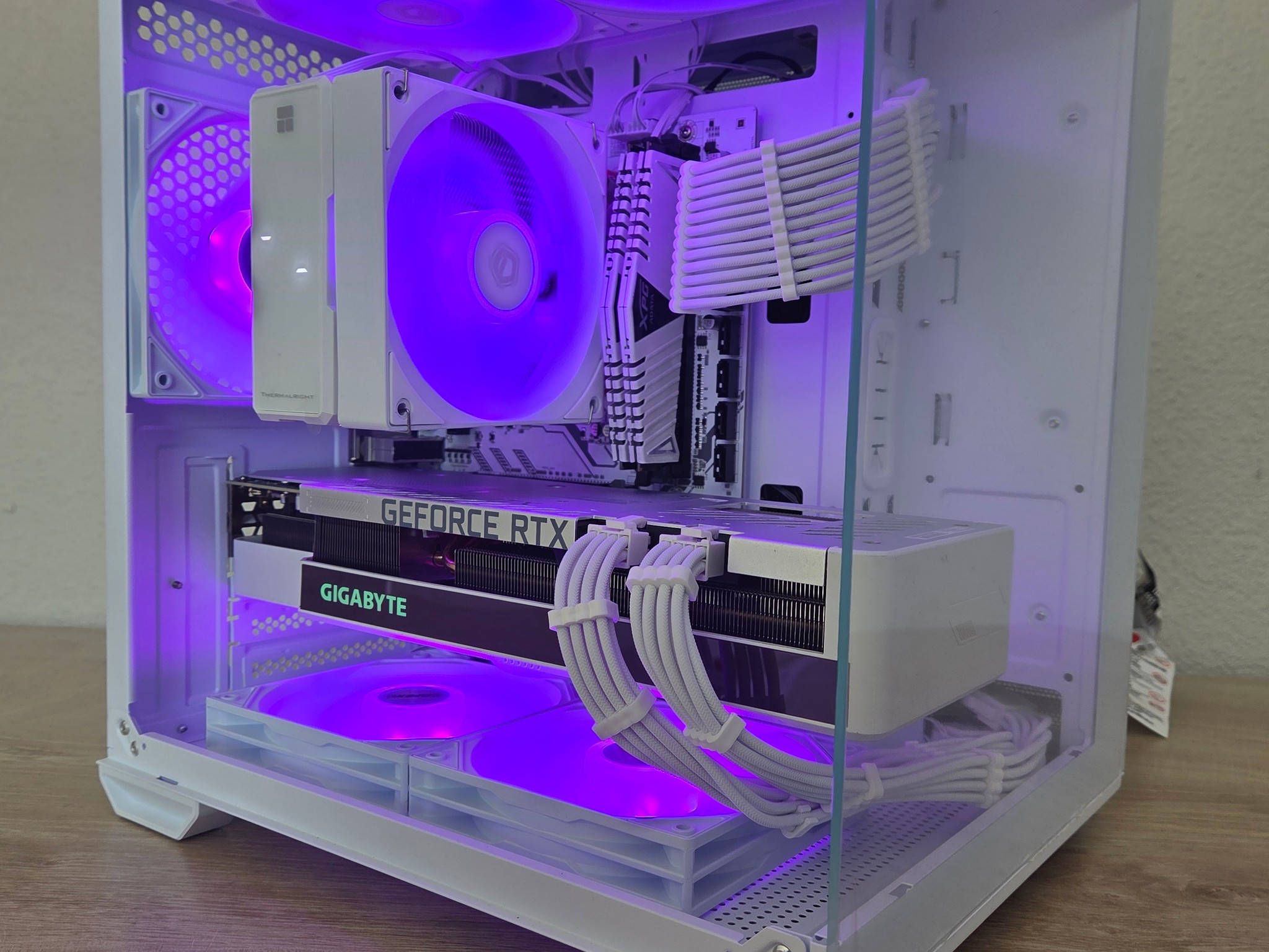 ❄️🤍 Frost vision Pro | RTX 3070 Ti Vision OC | Ryzen 5 5500 | LCD Display Cooler  🤍❄️