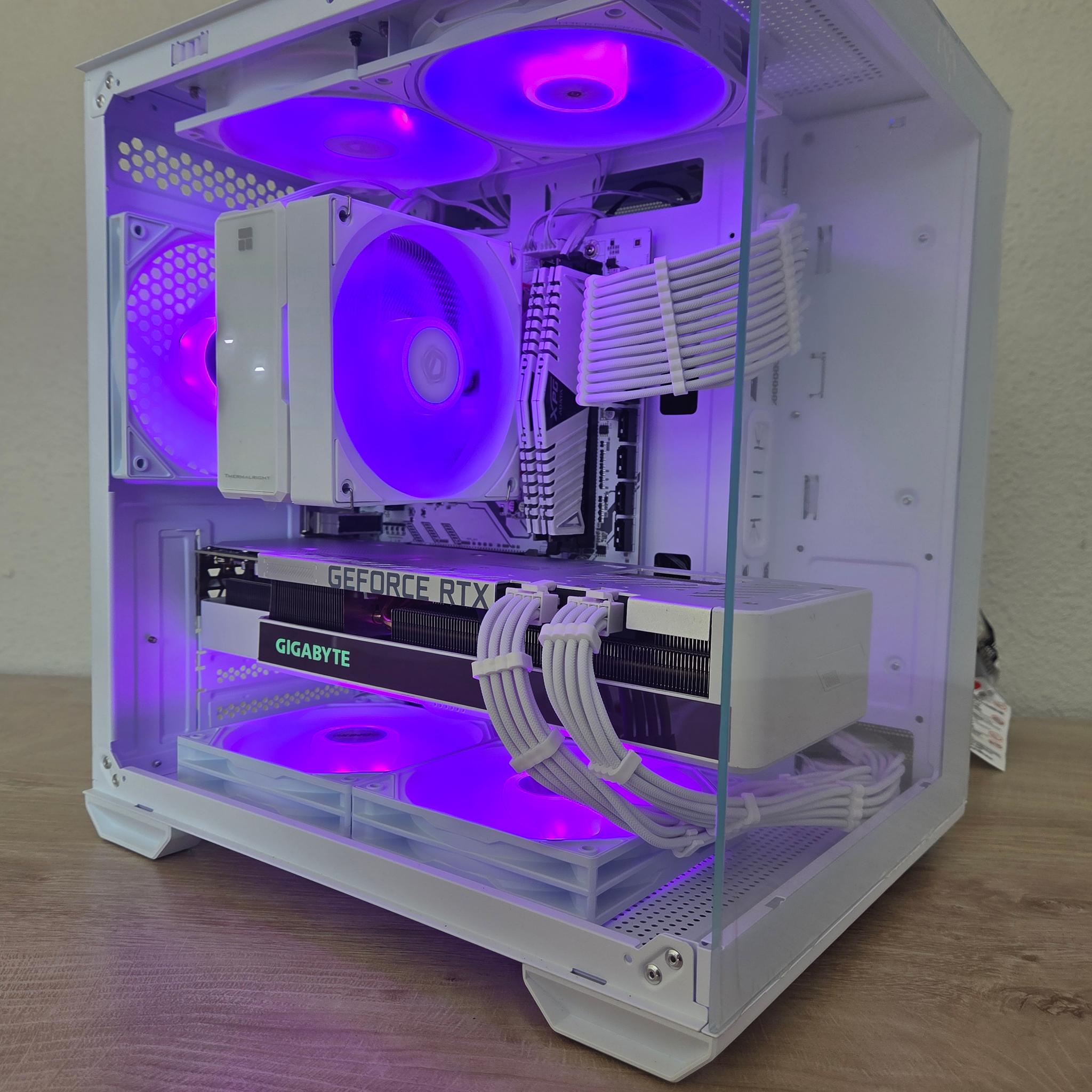 ❄️🤍 Frost vision Pro | RTX 3070 Ti Vision OC | Ryzen 5 5500 | LCD Display Cooler  🤍❄️