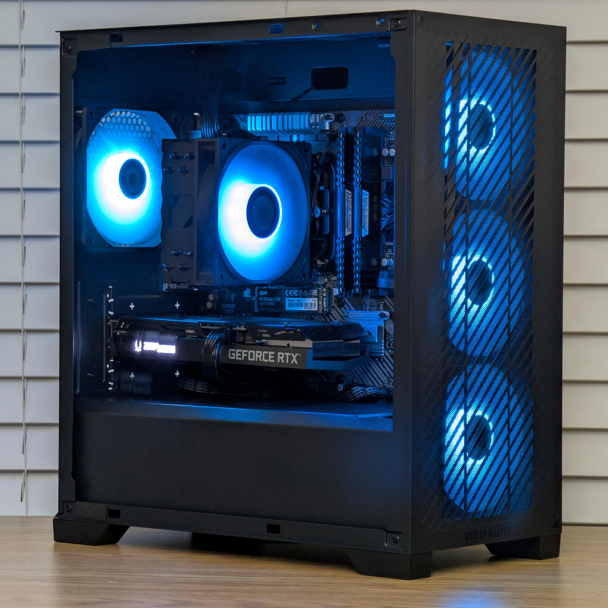 🖤💙Ryzen 5 5600 | RTX 3060 TI | 32GB DDR4 | 1TB SSD | Gaming PC💙🖤