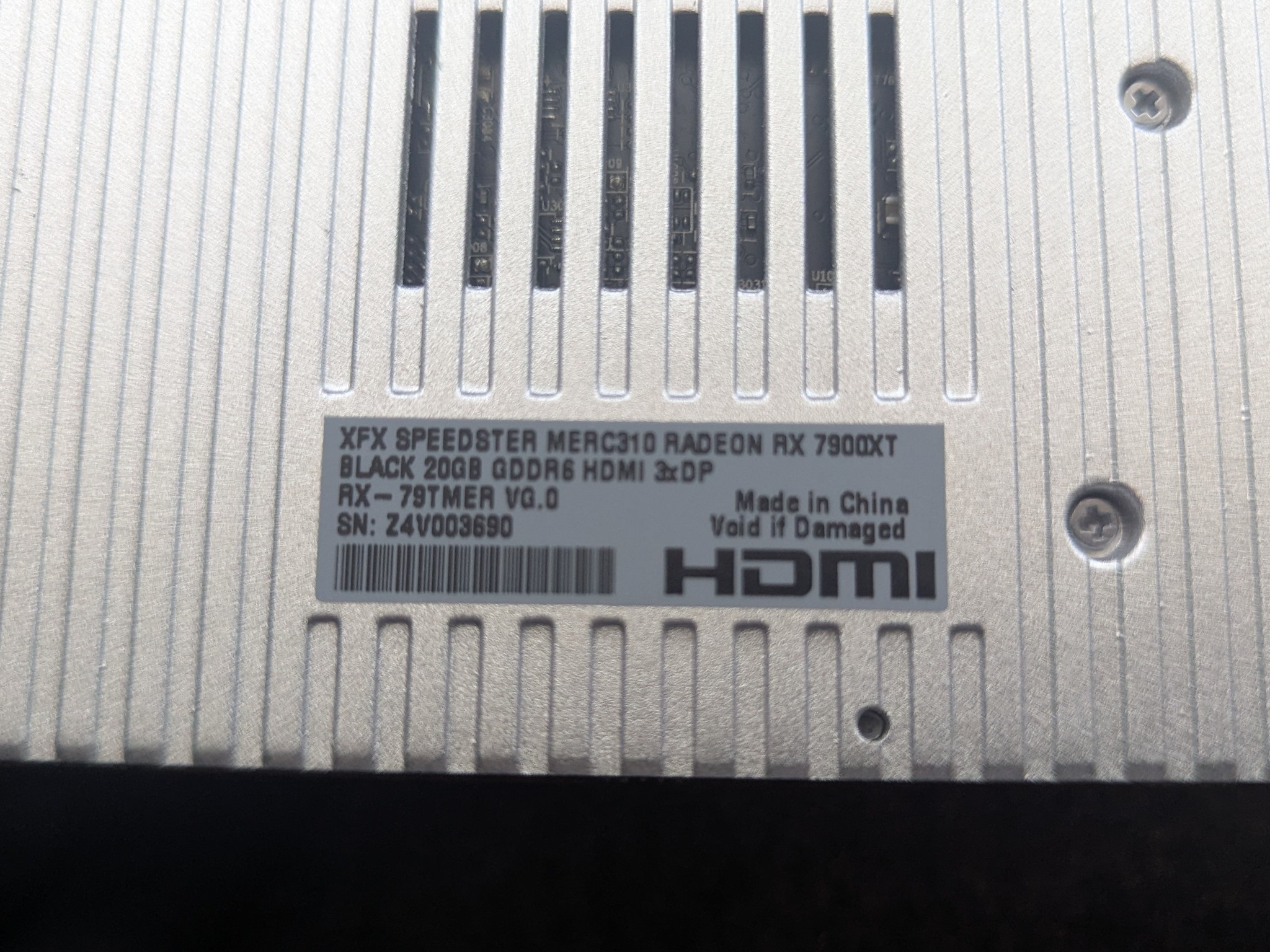 XFX Speedster 7900XT MERC 310