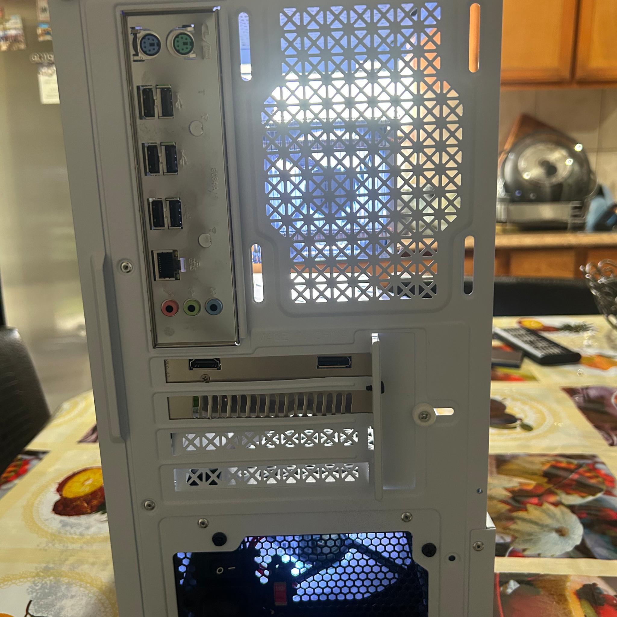 White Budget Gaming Pc