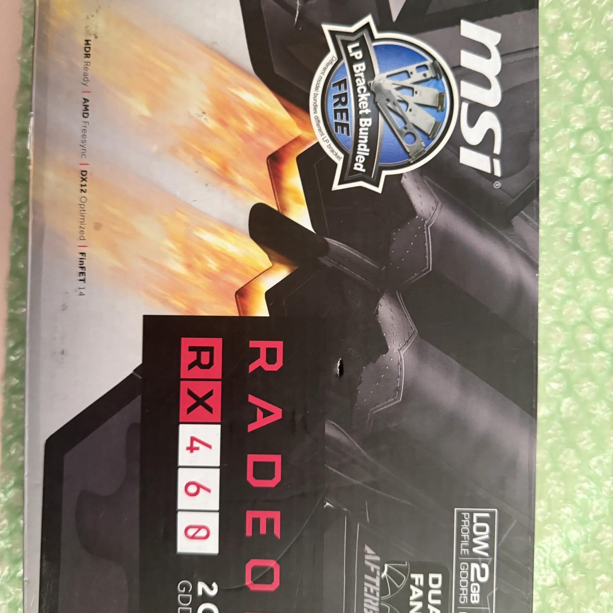 MSI Radeon RX 460 Low Profile GPU