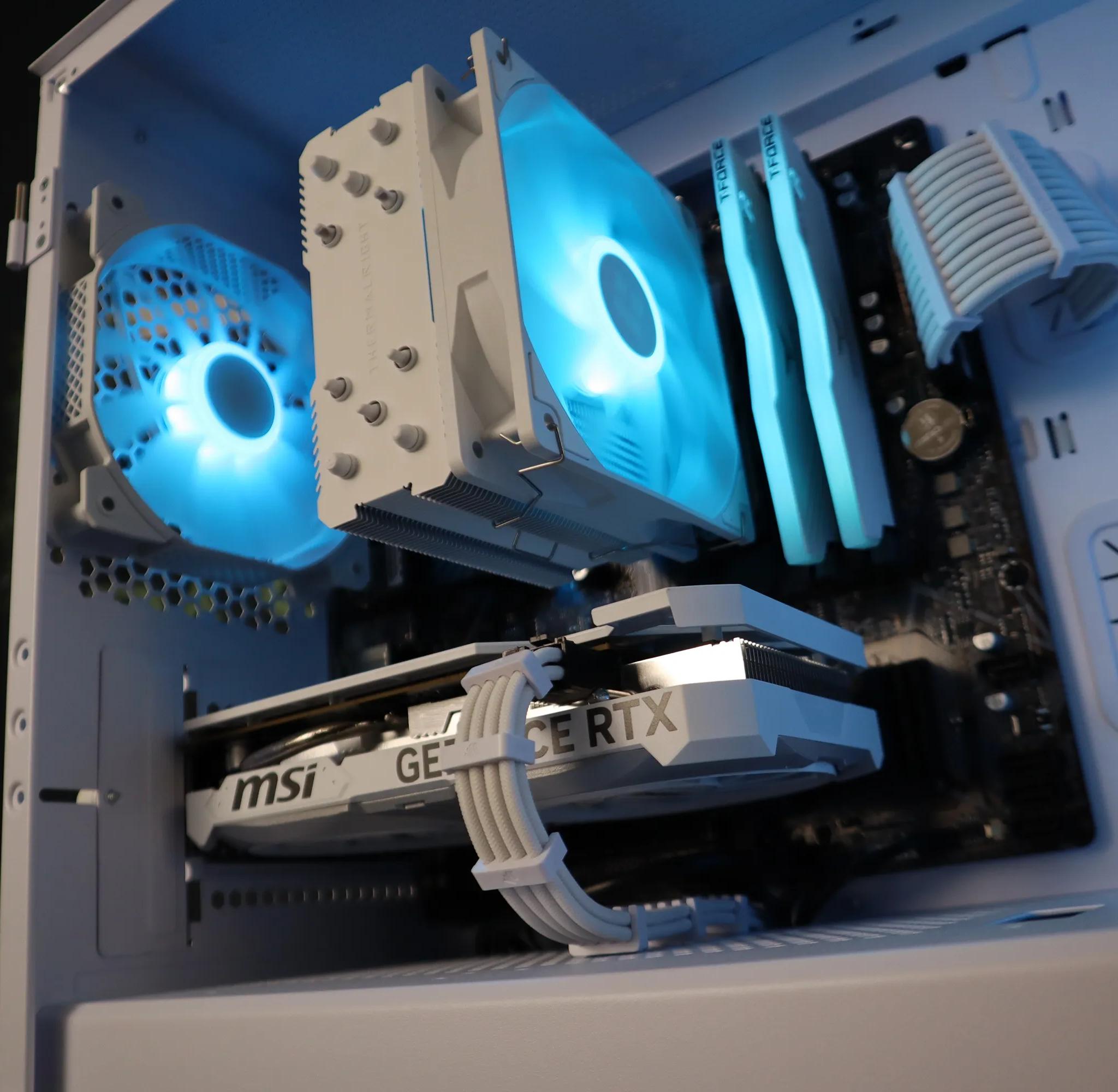 1440p WiFi Gaming PC | Ryzen 5 5600 | MSI RTX 4060 | 1TB | WHITE | All Parts Brand New