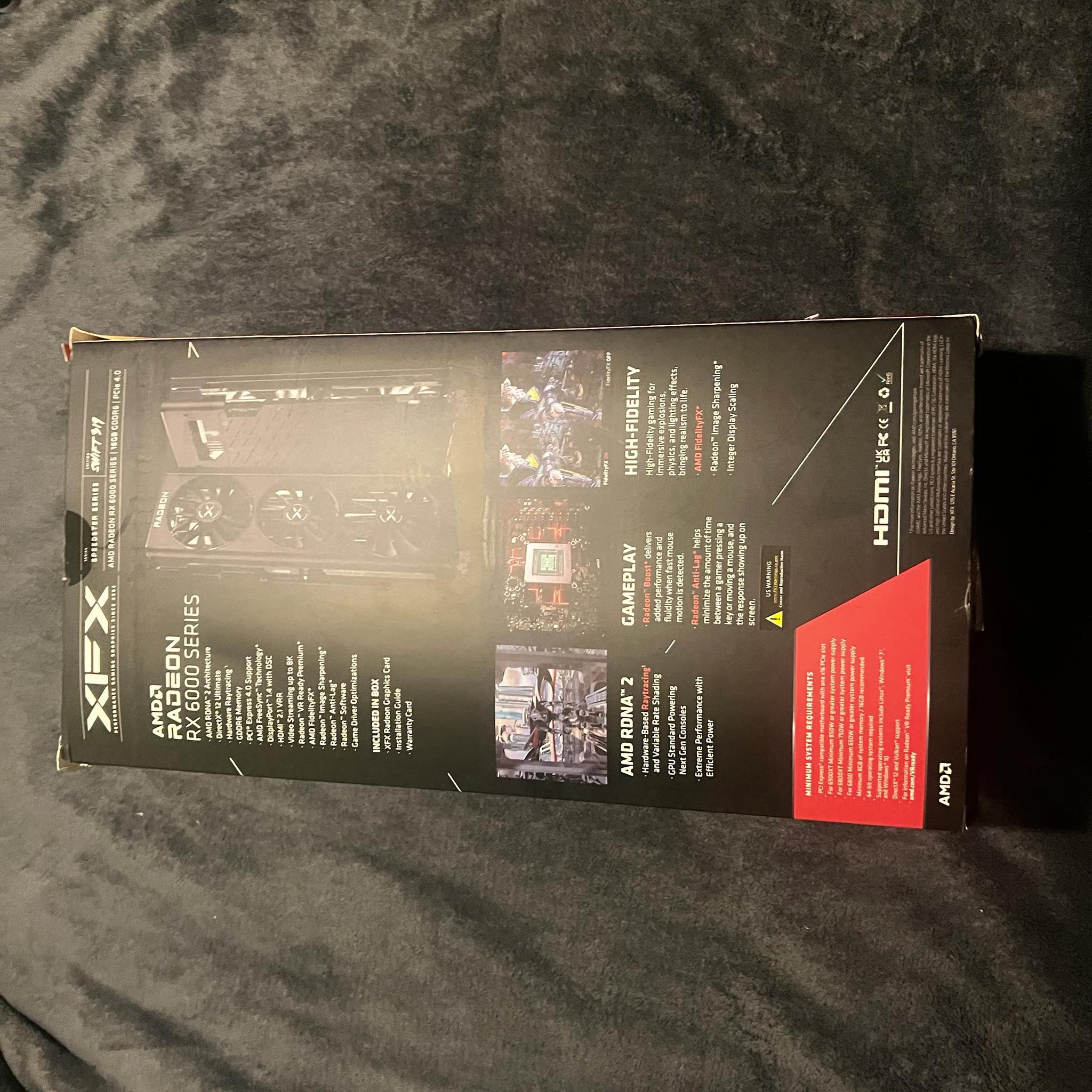 XFX Speedster SWFT 319 Radeon 6800 16GB VRAM Used, like New
