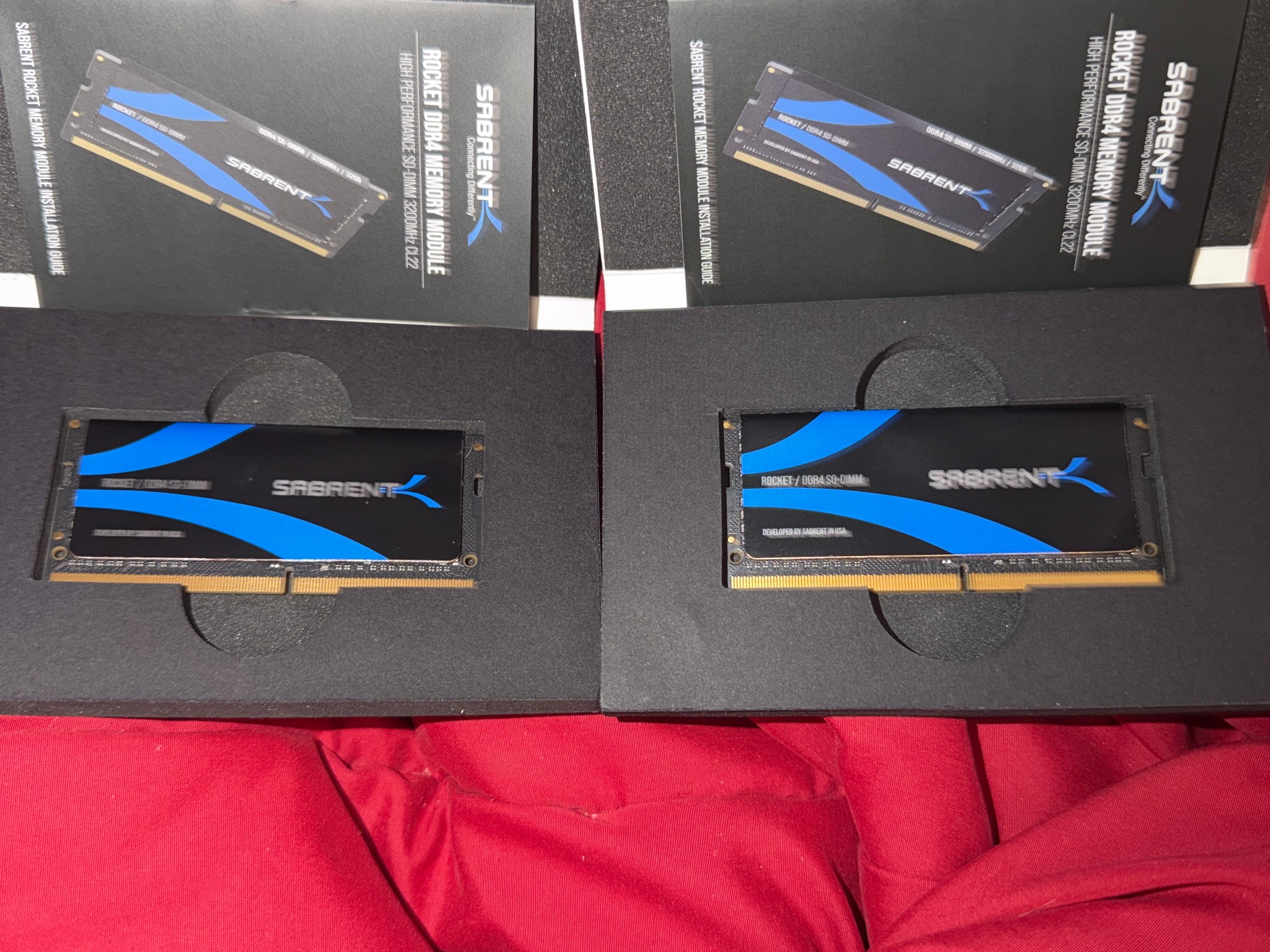 DDR4 32GB 3200 RAM Sabrent Dual Channel Sodimm