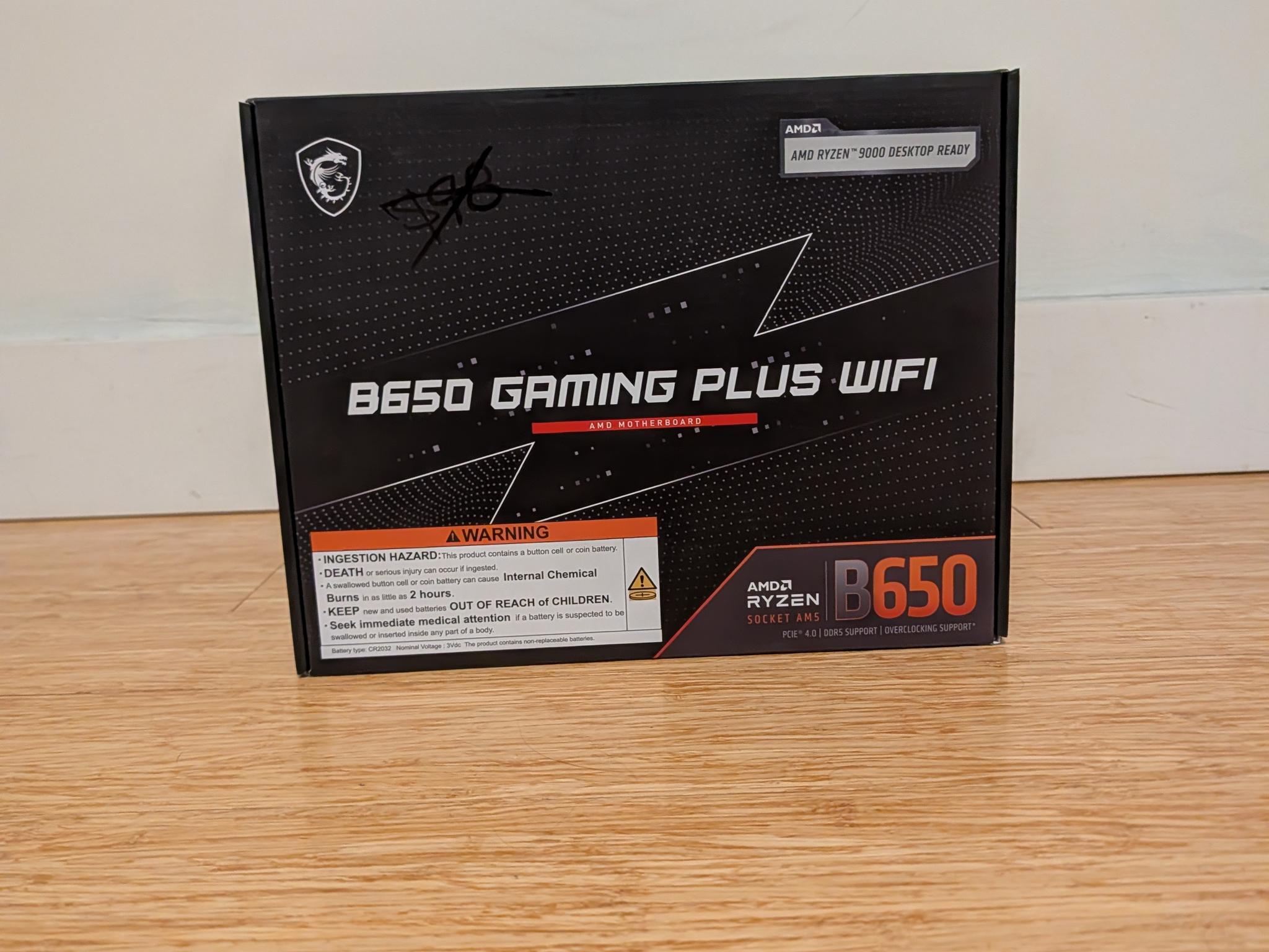 BRAND NEW MSI B650 GAMING PLUS WIFI