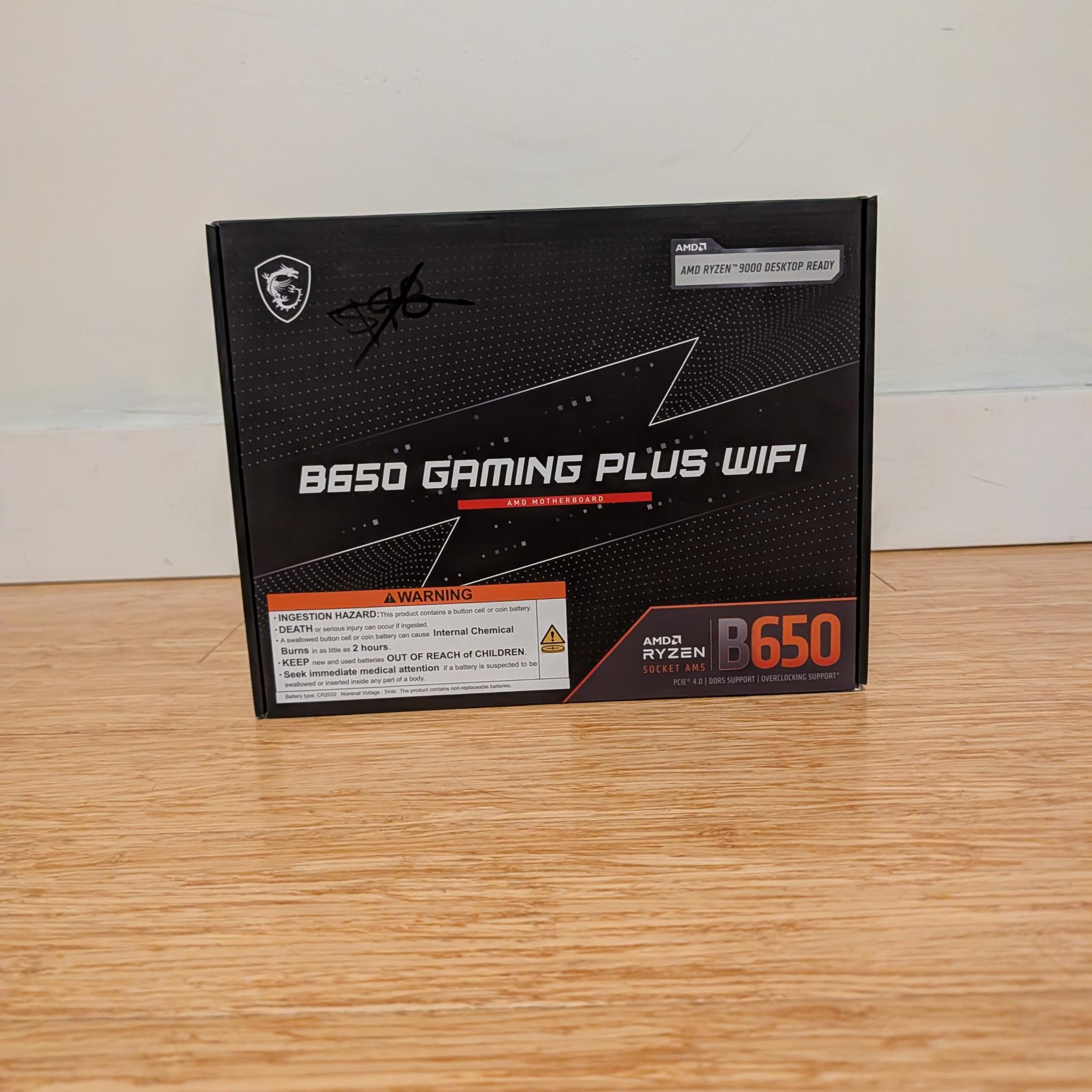BRAND NEW MSI B650 GAMING PLUS WIFI