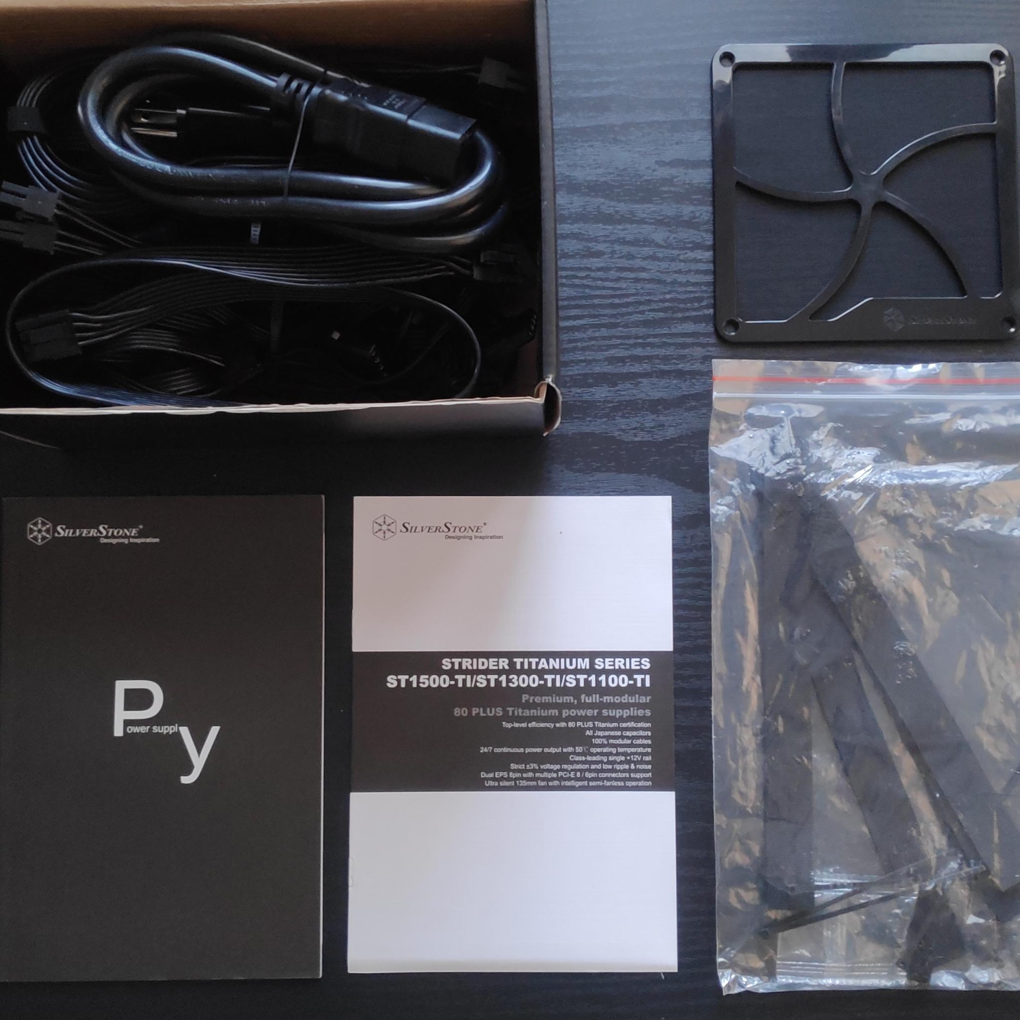 SilverStone ST1300-TI, 1300W, 80 Plus Titanium Certified Fully Modular Power Supply