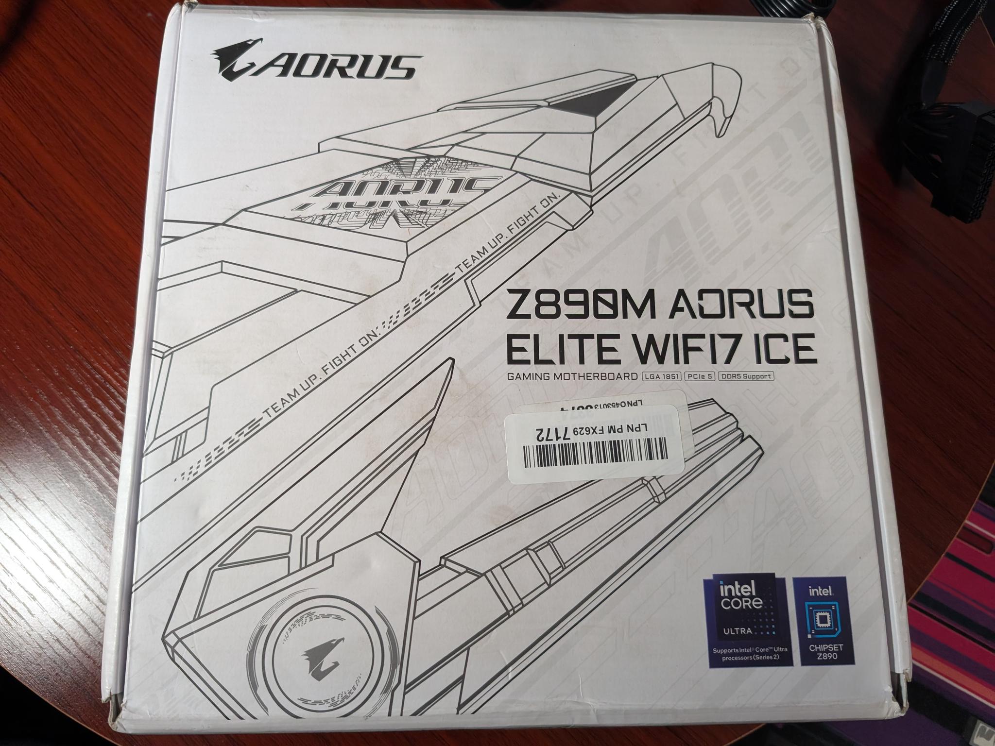 Gigabyte Aorus Elite Z890M ICE Motherboard