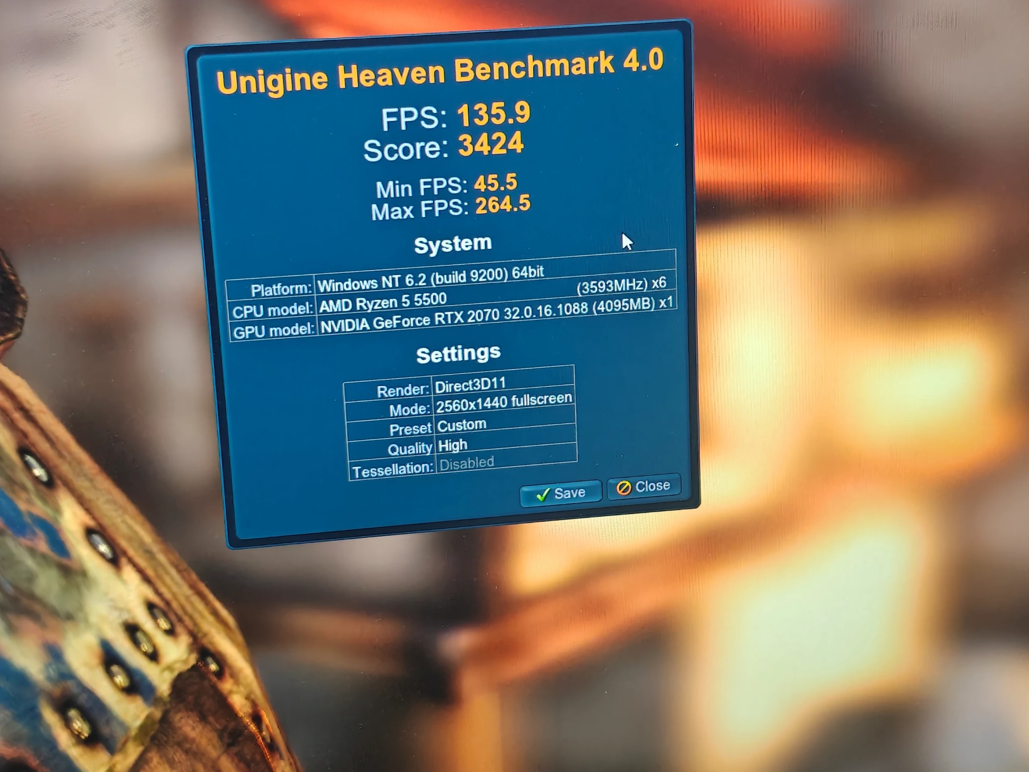 GAMING PC|AMD RYZEN 5 5500|ZOTAC GAMING RTX 2070|16GB DDR4 3200|512GB NVME SSD|WINDOWS 11 PRO ACTIVE