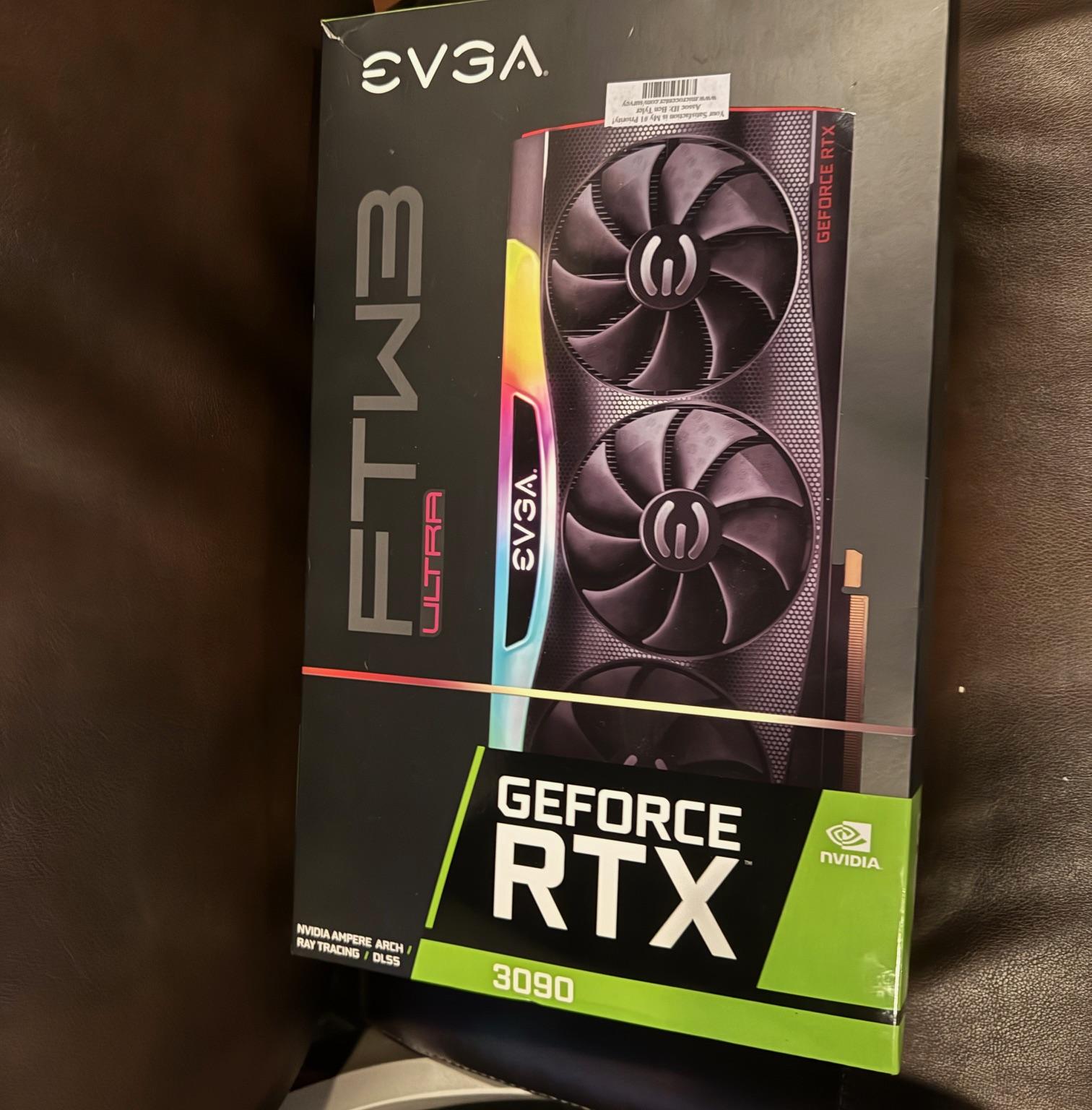 EVGA GeForce RTX 3090 FTW3 ULTRA / Used in mint condition / Original packaging with photos