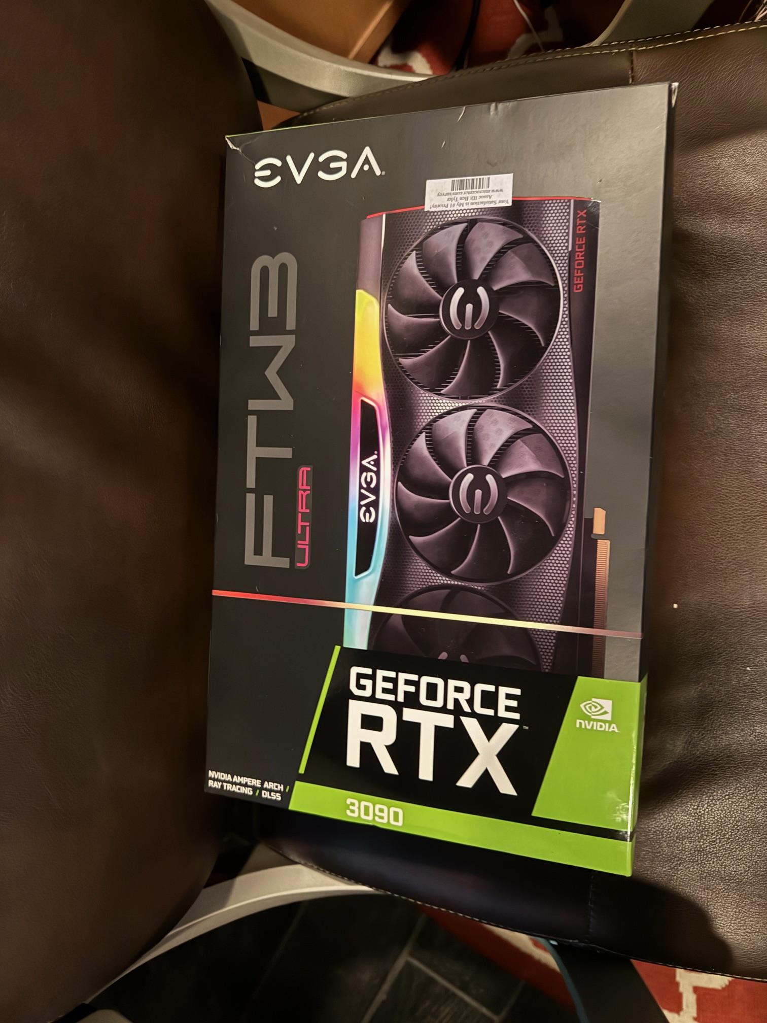 EVGA GeForce RTX 3090 FTW3 ULTRA / Used in mint condition / Original packaging with photos