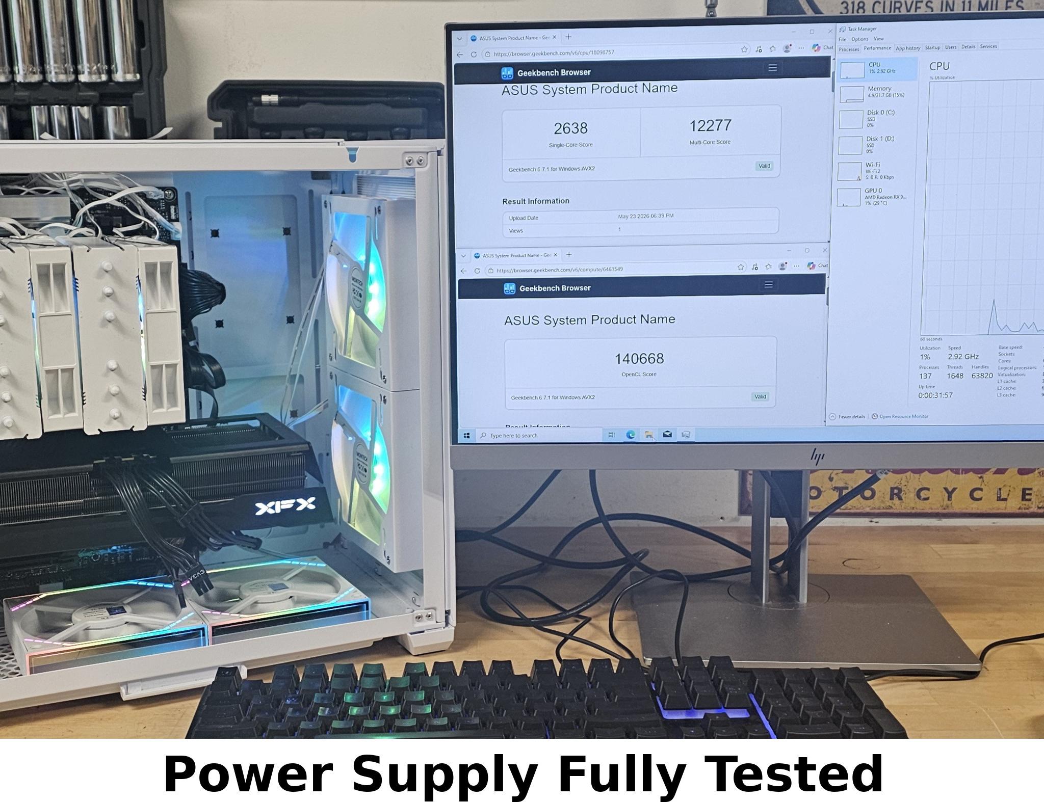 850 Watt PSU EVGA 850 GQ 80+ GOLD Power Supply