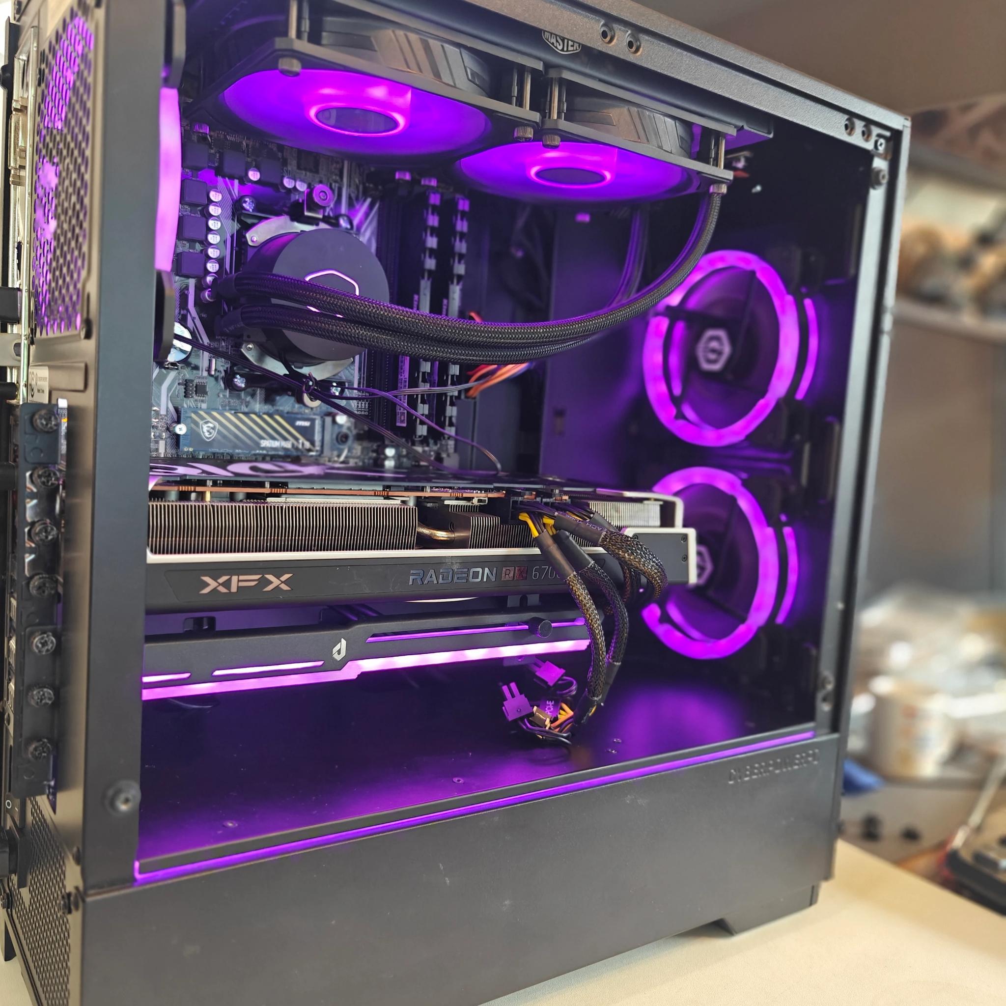 Lightning Recharged ⚡🕶️🏷️ | Ryzen 7 5700X3D | Radeon RX 6700 XT | 32GB DDR4 RAM | 1TB NVMe SSD