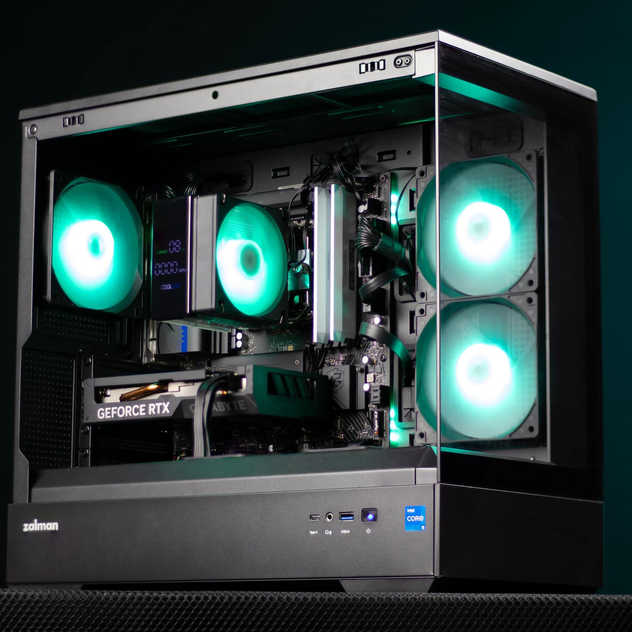 [CLEARANCE SALE!] "Frost.Exe” RTX 4060 i5 12600KF 32GB Windows 11 1TB Workstation Gaming PC