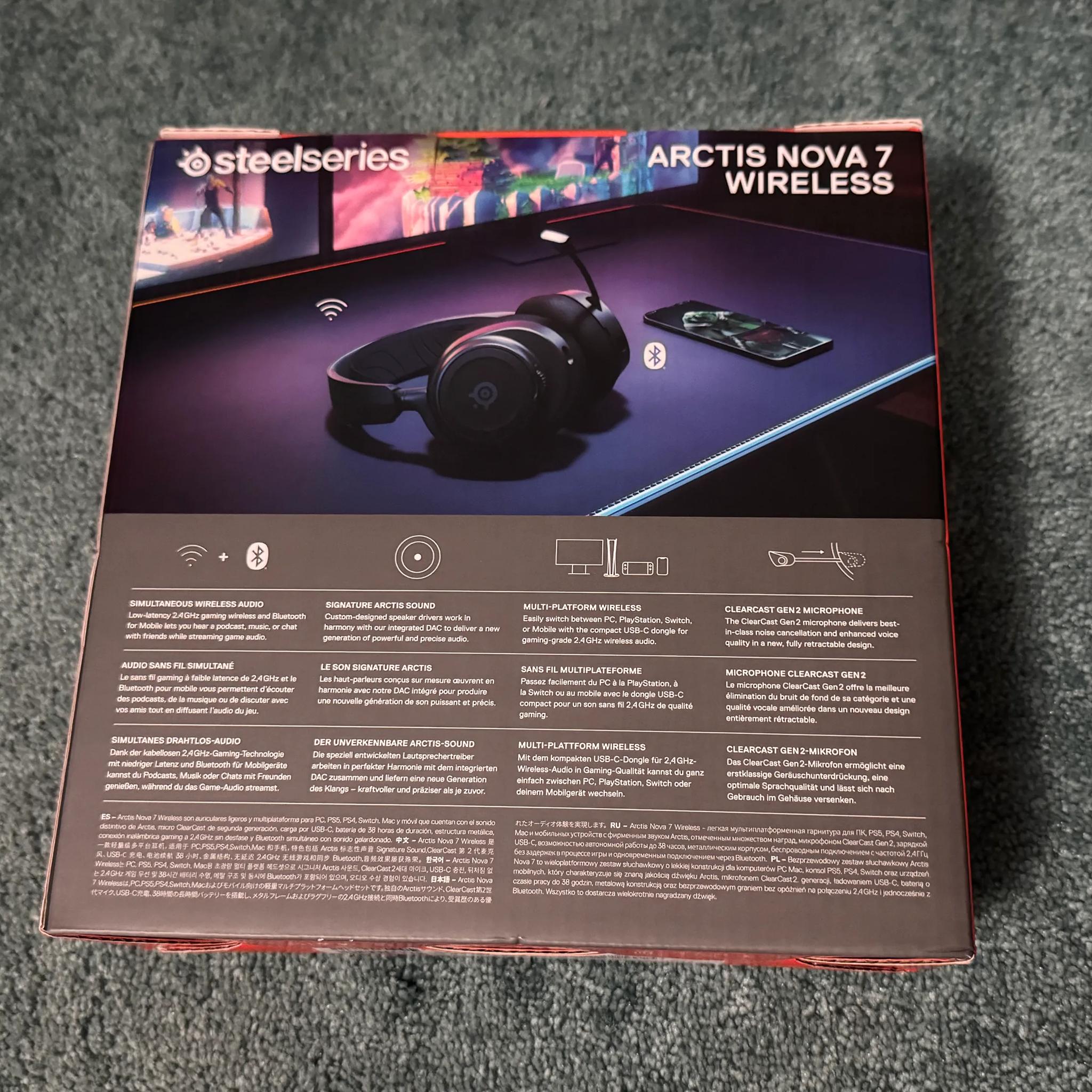 *BRAND NEW* 2022 Steelseries Arctis Nova 7 Wireless Gaming Headset