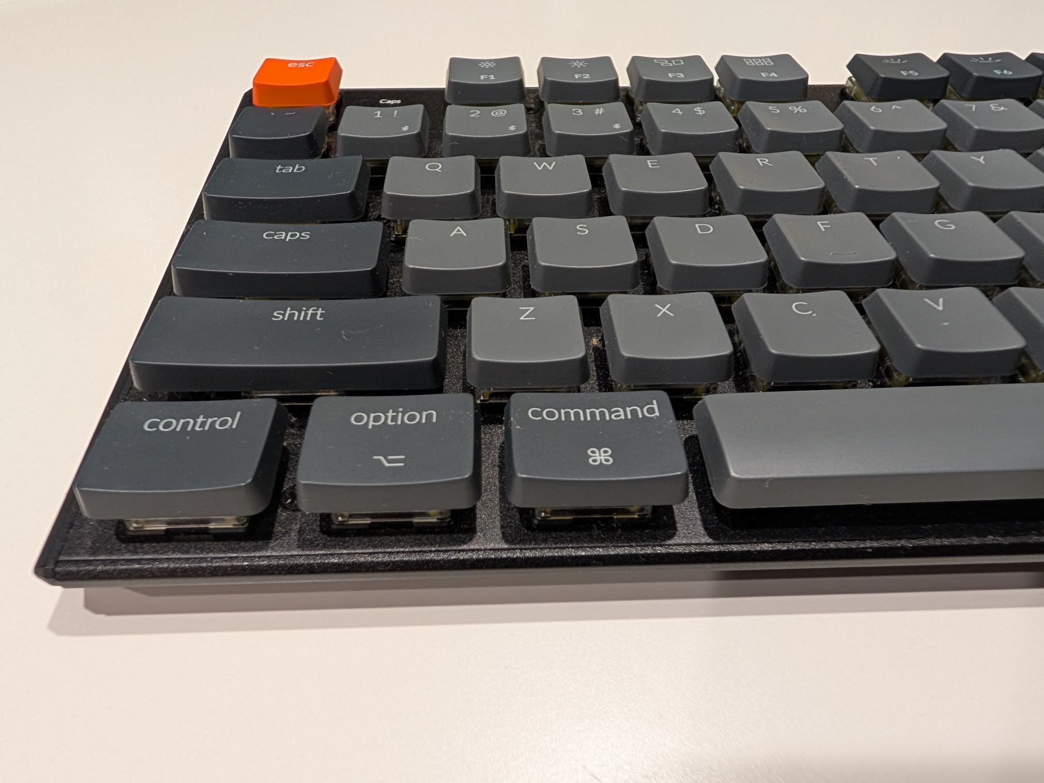 Keychron K1 Bluetooth Mechanical Keyboard Ultra-Slim Tenkeyless Optical Banana Switches