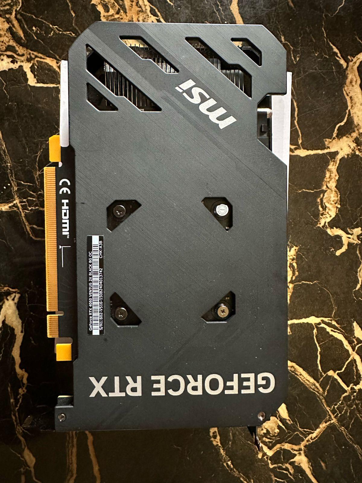 MSI RTX 4060 VENTUS BLACK