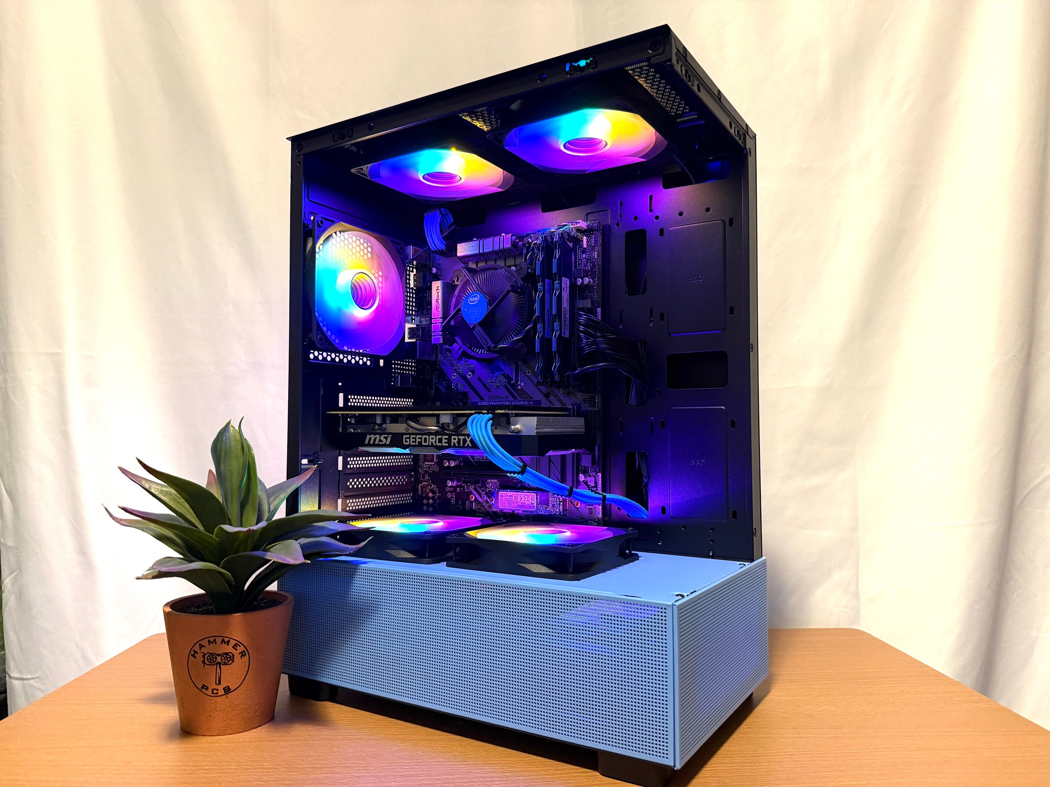 🫐RTX 2060 Super + Intel i5 BLUE Gaming PC🫐| Fortnite, Arc Raiders, Helldivers, GTA V, and More!