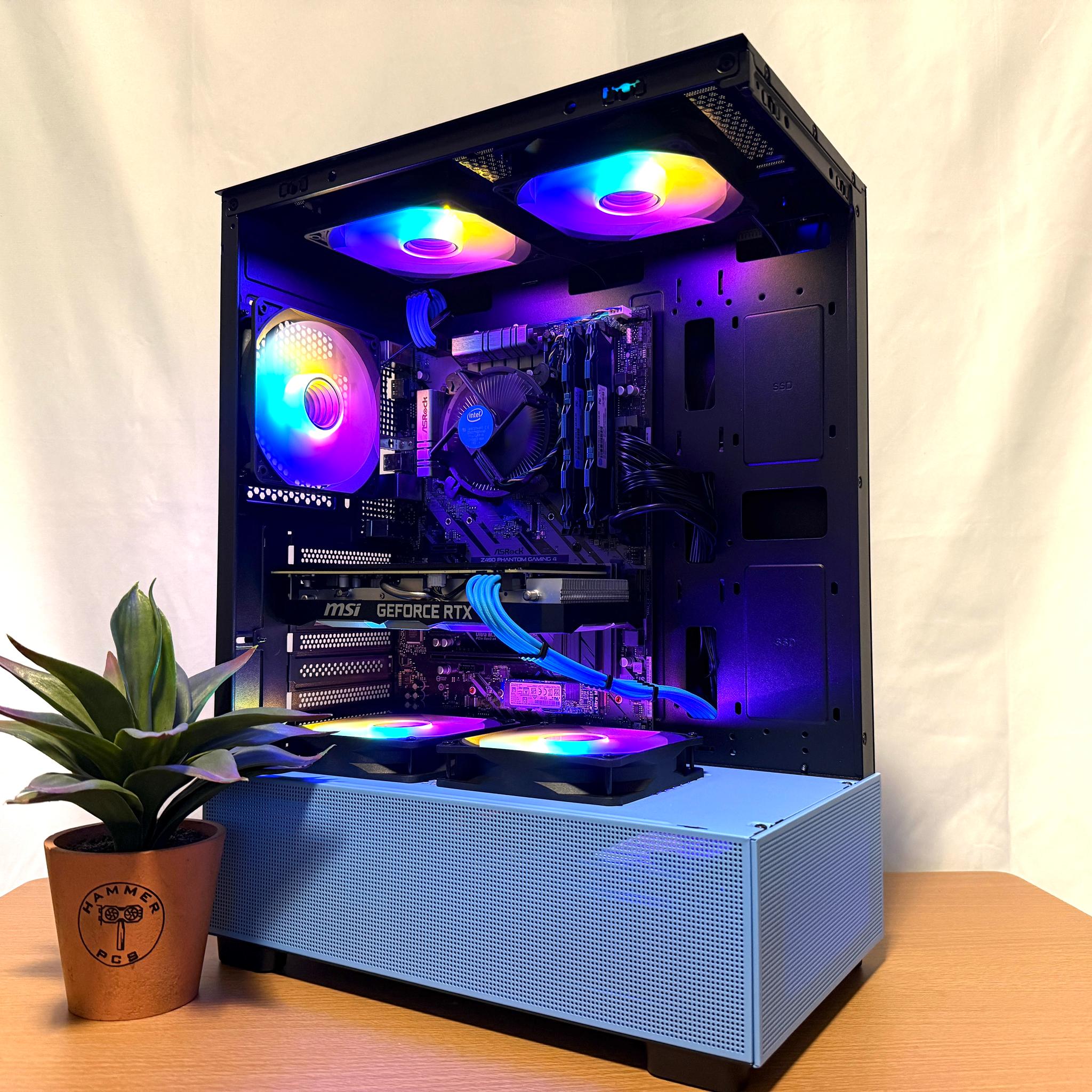 🫐RTX 2060 Super + Intel i5 BLUE Gaming PC🫐| Fortnite, Arc Raiders, Helldivers, GTA V, and More!