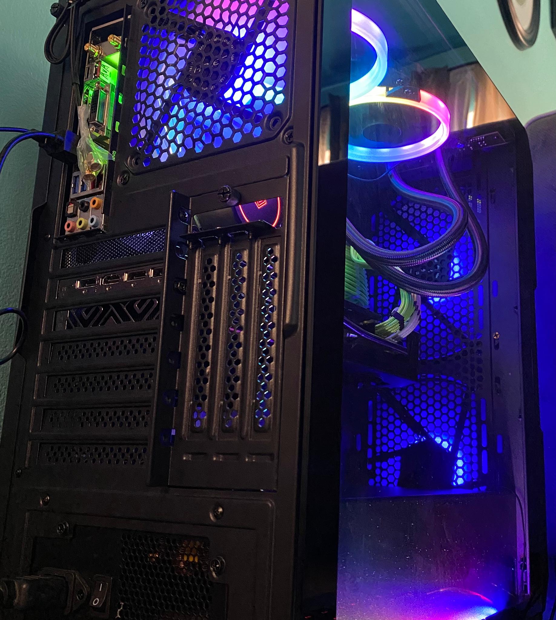 (Liquid Cooled) Intel 9th gen Gaming pc-16GB DDR4(XMP)-over 2TB storage-w/ (Activated)Windows 11 