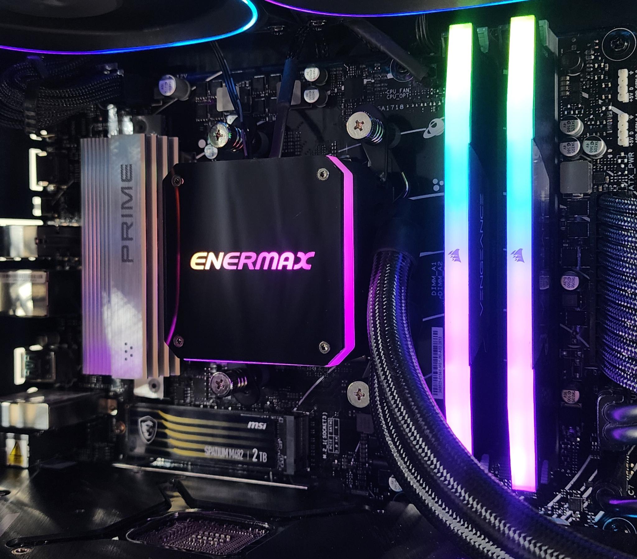Gaming PC Ryzen 9 9900X 48GB RAM 2TB SSD RX 7900 XTX 24GB Windows 11 Computer