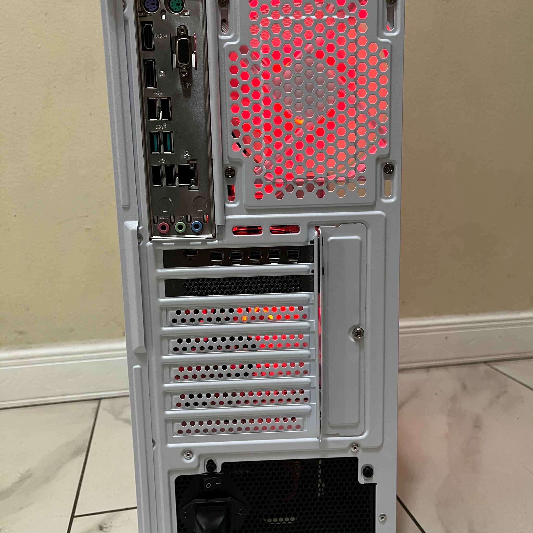 Intel i3-12100, AMD W5700 8GB, 16GB RAM, 500 GB SSD, Workstation Gaming PC w/ Wi-Fi + Bluetooth
