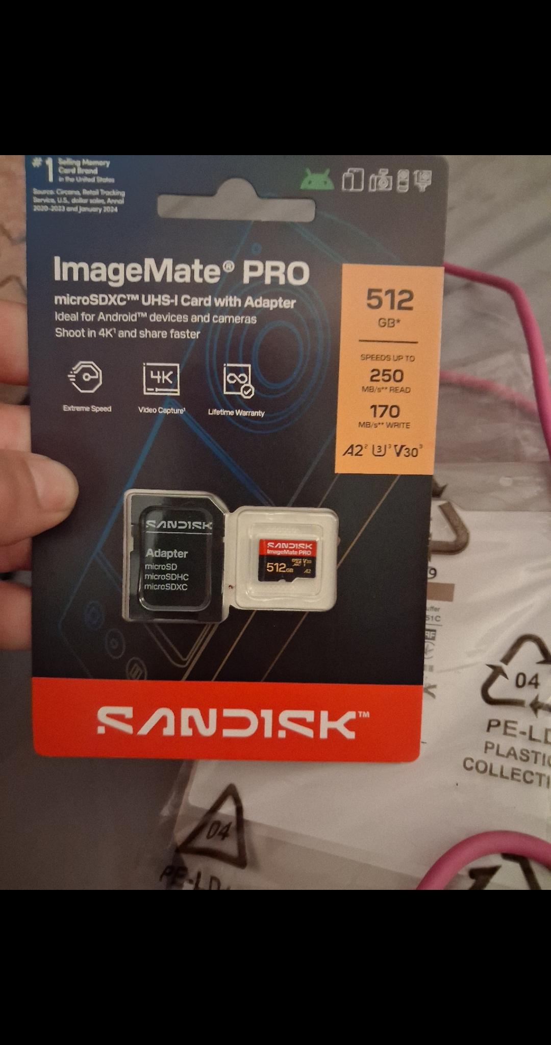 SanDisk Extreme PRO microSDXC™ UHS-I CARD - 512GB