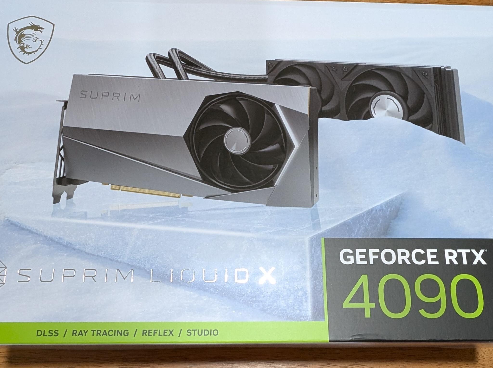 MSI GeForce RTX 4090 Suprim Liquid X 24GB GDDR6X Graphics Card