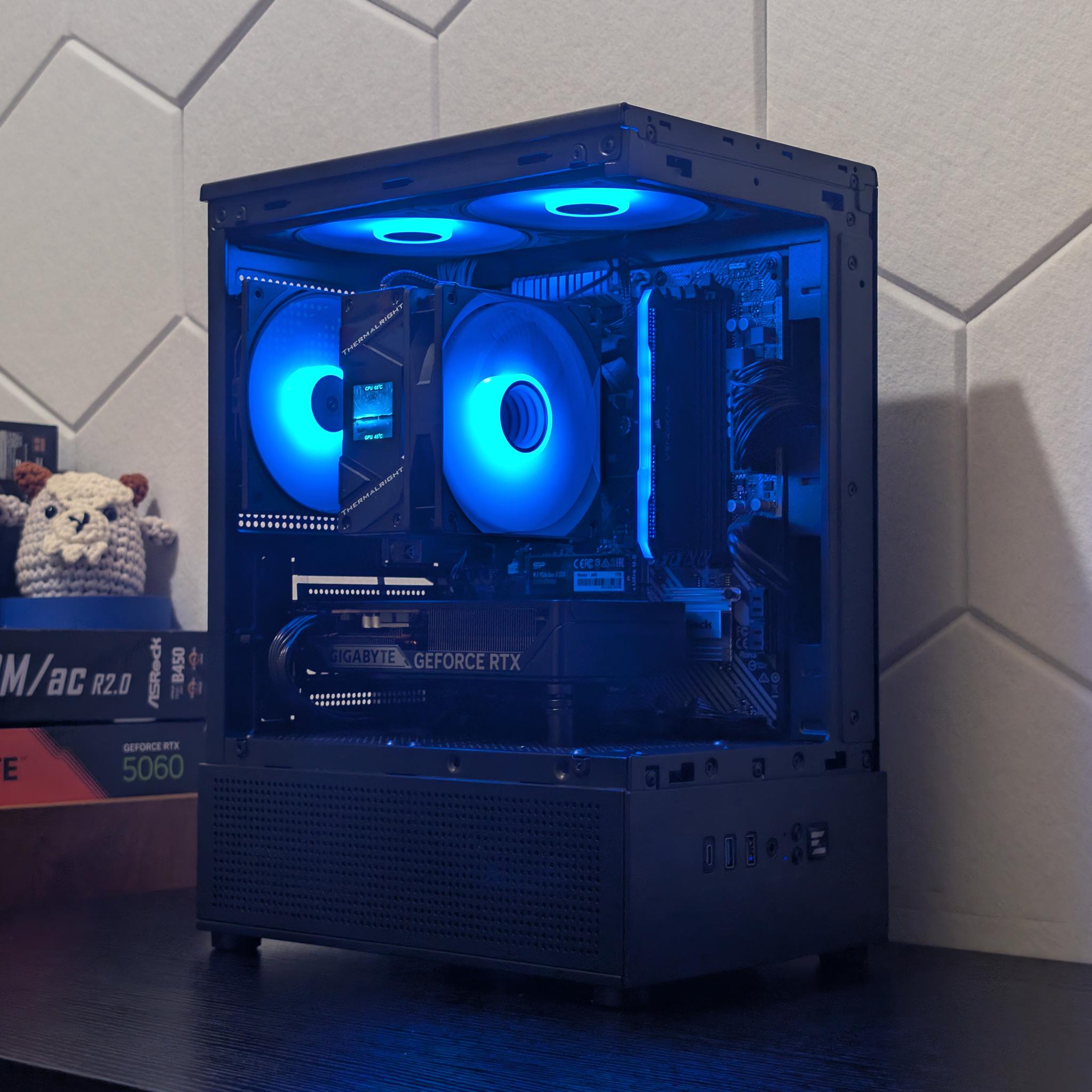 🐈‍⬛🔥1440p Gaming Beast | RTX 5060 | Ryzen 5500 | 1TB SSD | 16GB RAM | WiFi & Bluetooth🔥🐈‍⬛