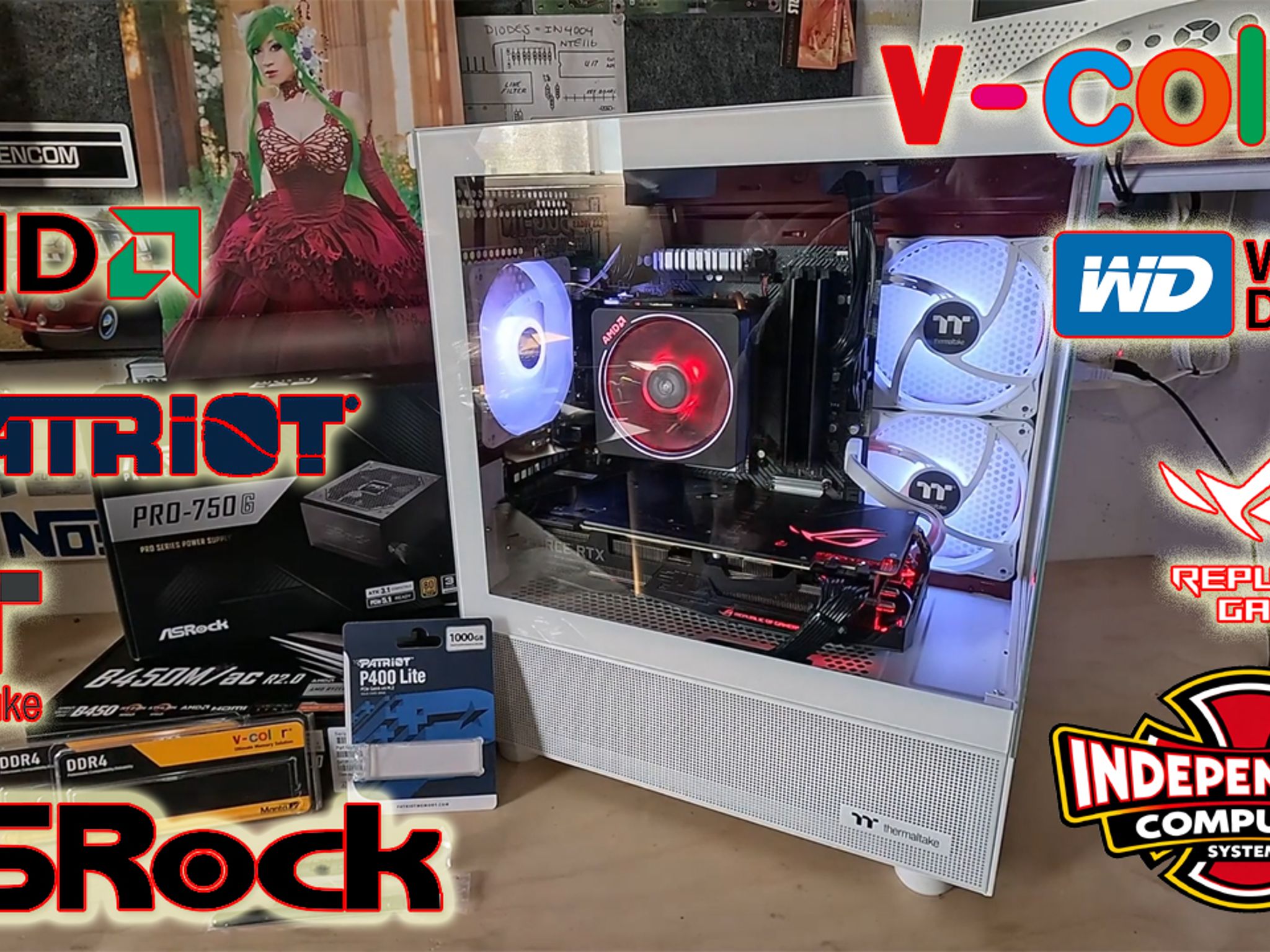 Red Velvet Edition – Custom Gaming PC | RTX 2070 Super | Ryzen 7 2700X | 2TB Storage | 16GB DDR4 |