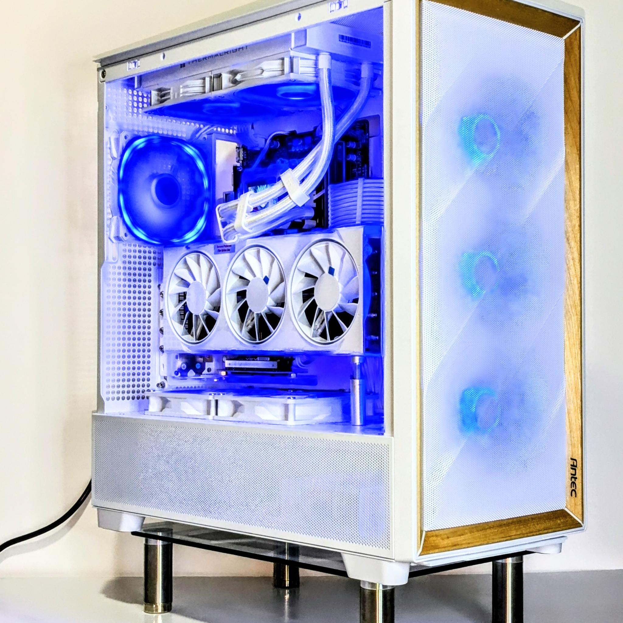 All-White Birch PC | Ryzen 7 7800X3D | XFX RX 9070 (XT Flashed - 29.5k Time Spy)