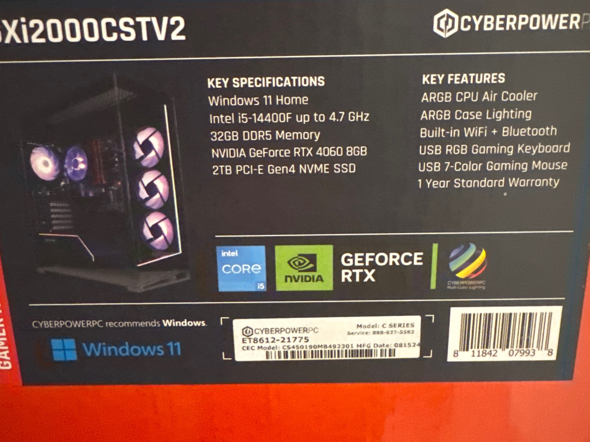 Custom Gaming PC Build Budget-mid Range 1440p MONSTER COMES WITH MOUSE AND KEYBOARD  (black, no ssd)