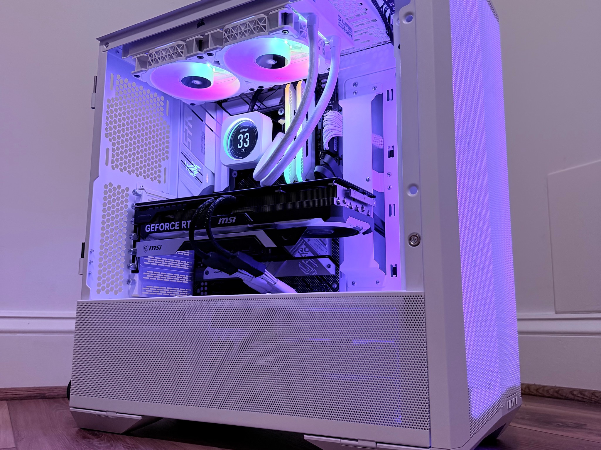 ❄️"Glacier Bloom"🌸| 1440p Gaming | RTX 4070 Ti 12GB | Intel i7 12700K | 32B DDR4 | 1tb NVME Storage