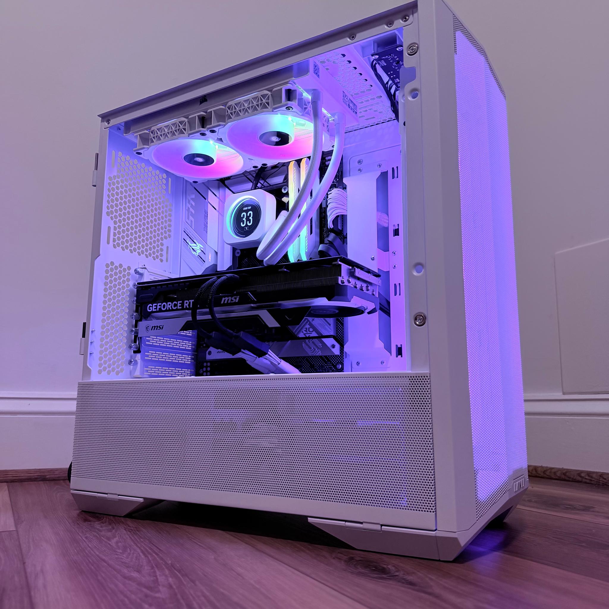 ❄️"Glacier Bloom"🌸| 1440p Gaming | RTX 4070 Ti 12GB | Intel i7 12700K | 32B DDR4 | 1tb NVME Storage