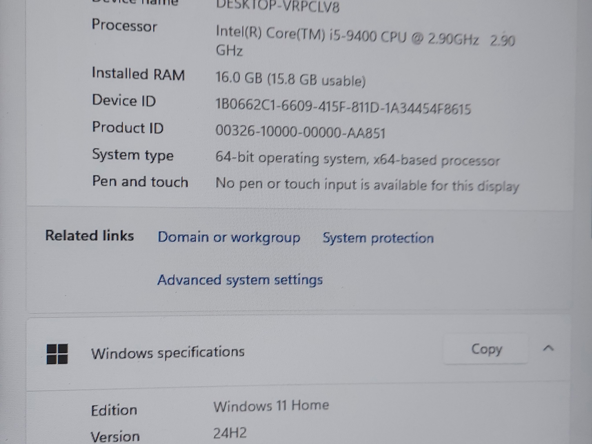 Dell XPS 8930, i5-9400, GTX 1660 6GB, 16GB DDR4, 512GB M.2 SATA, Killer Wireless-AC, Win 11