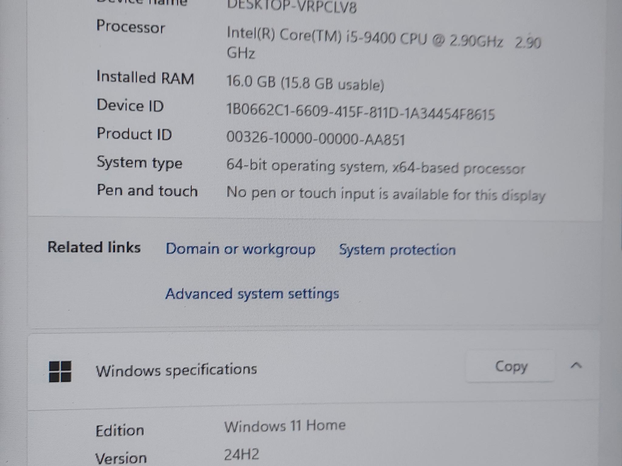 Dell XPS 8930, i5-9400, GTX 1660 6GB, 16GB DDR4, 512GB M.2 SATA, Killer Wireless-AC, Win 11