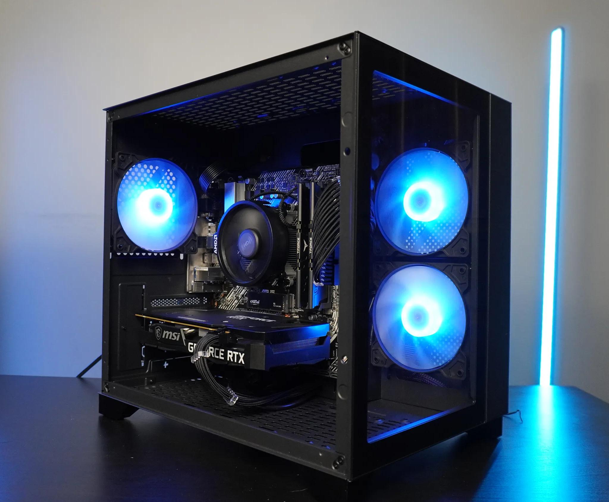 🖤Stealth🖤 1080p Perfect Value PC | 💚RTX 3050 8GB 🧡Ryzen 5 5500 | 32GB RAM  💪| 1TB NVME 🔥
