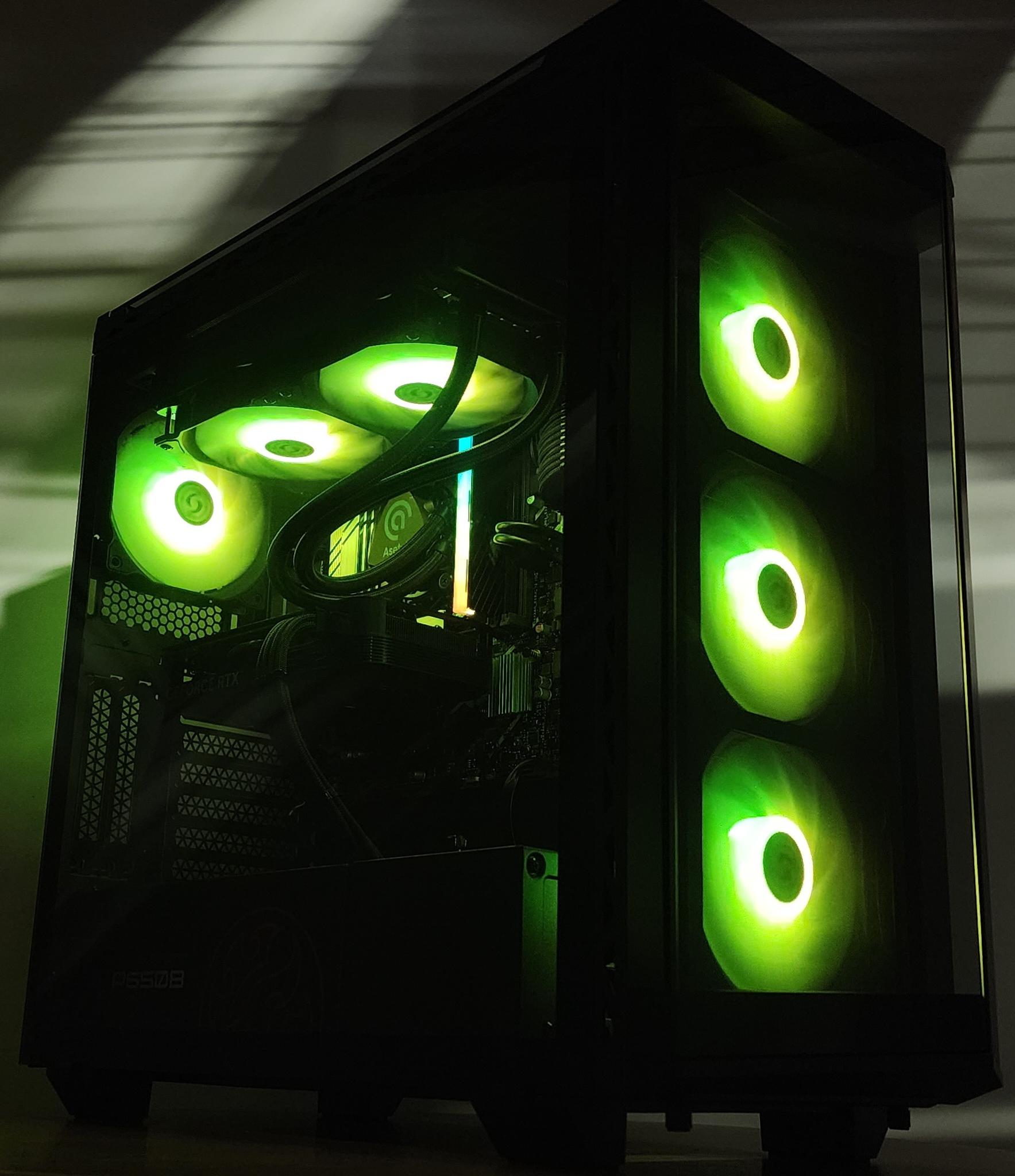 Gaming PC i3-14100F 16GB RAM 500GB SSD RTX 4060 8GB Windows 11 Computer