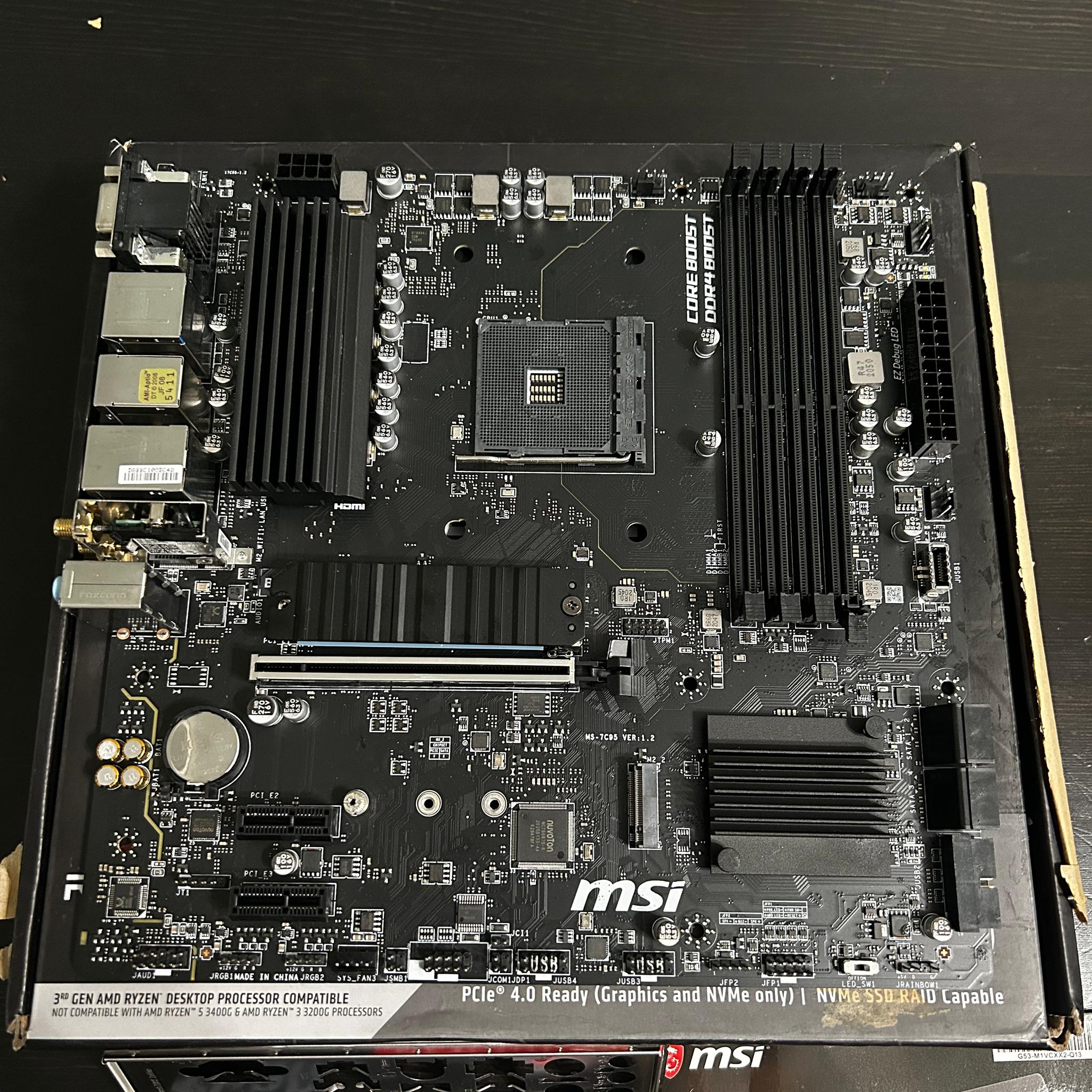 MSI ‎B550M PRO-VDH WIFI Socket AM4 AMD Motherboard