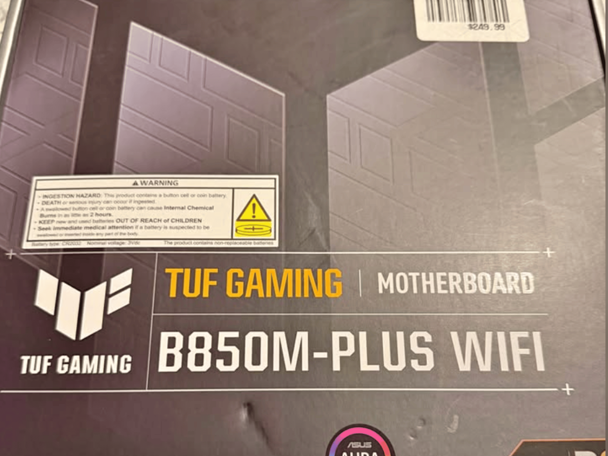 ASUS TUF Gaming B850M-PLUS WiFi – AM5 mATX Motherboard