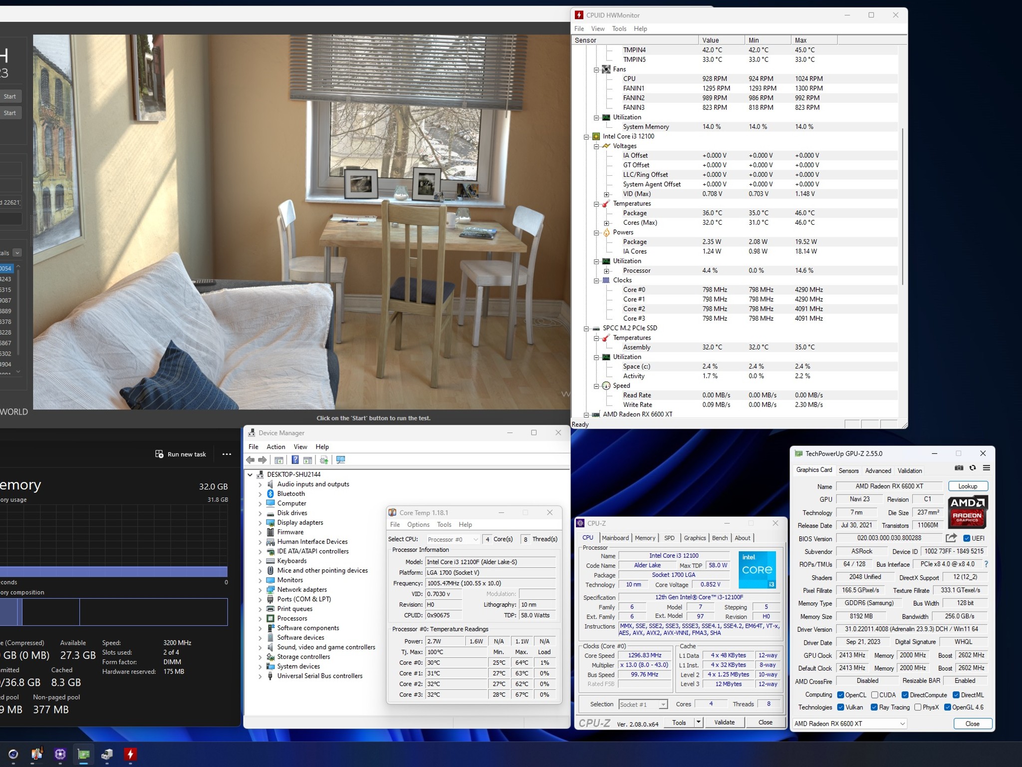 NoN RGB 12100F + 6600XT